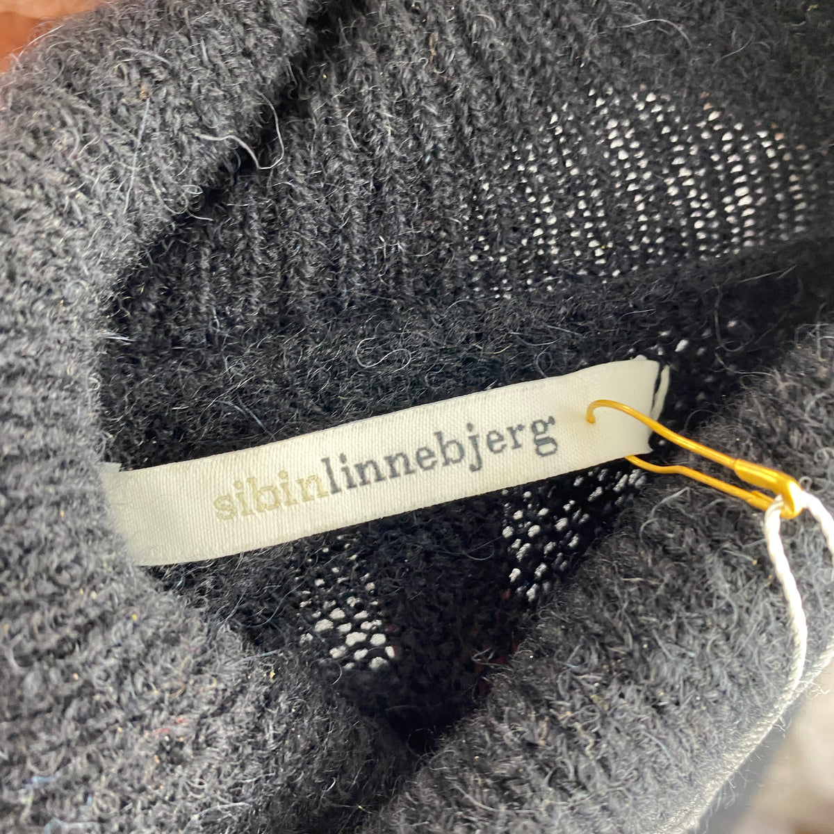Sibin Linnebjerg New £185 Black Alpaca & Wool Sweater S-XL