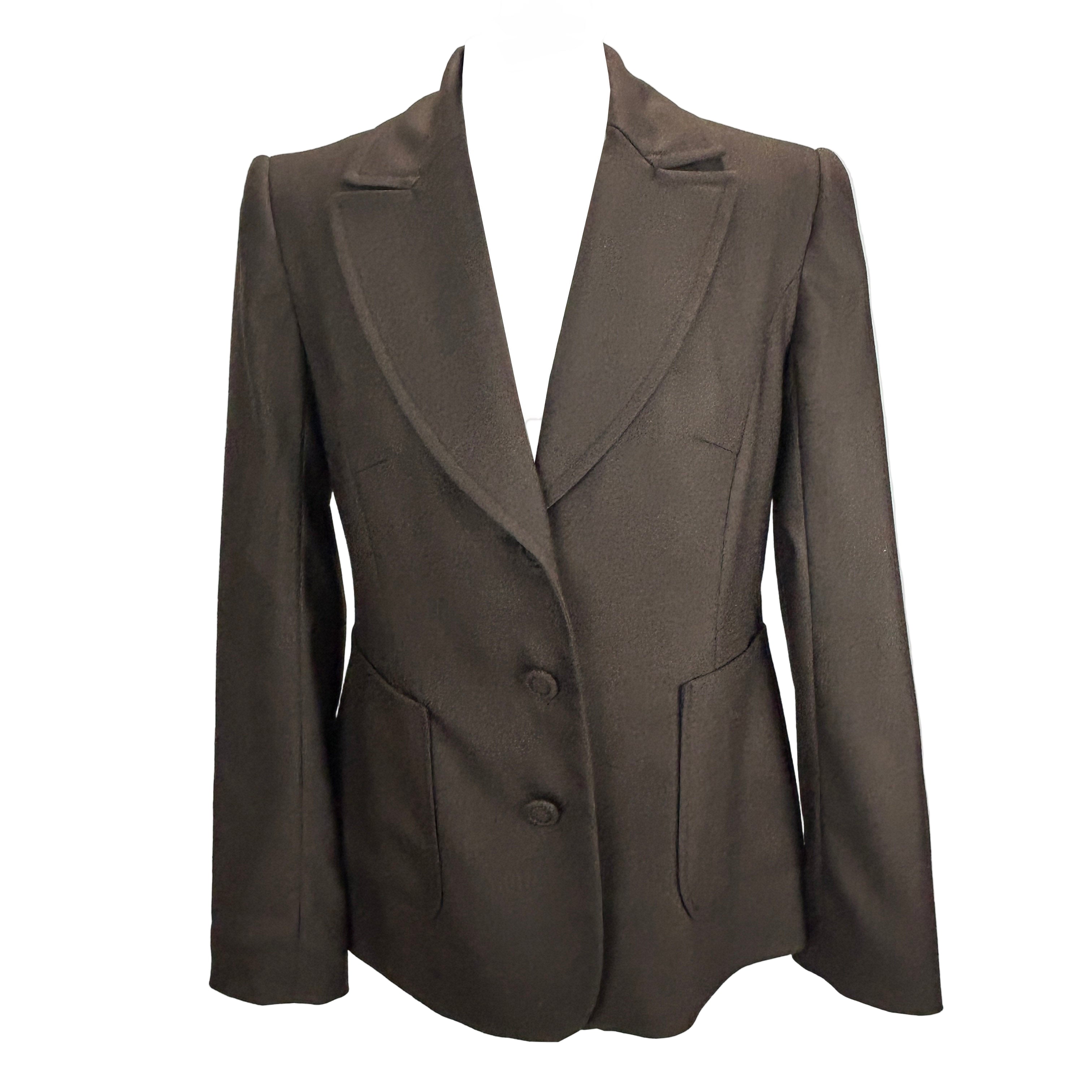 Jane Atelier New £790 Espresso Viper Blazer M
