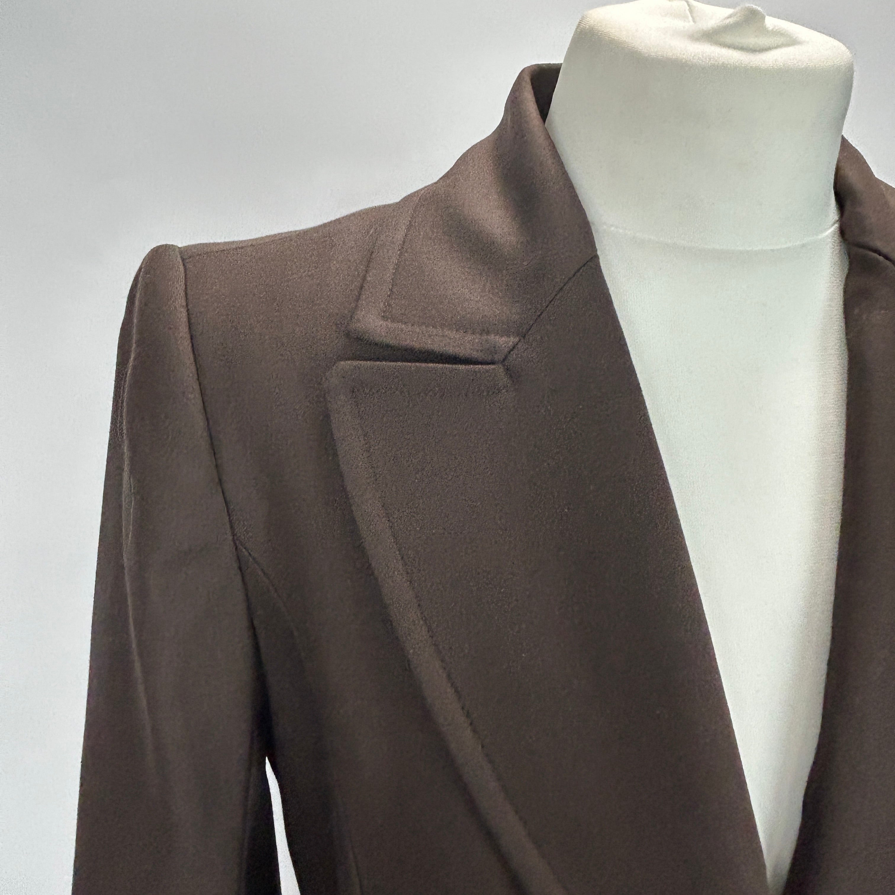 Jane Atelier New £790 Espresso Viper Blazer M