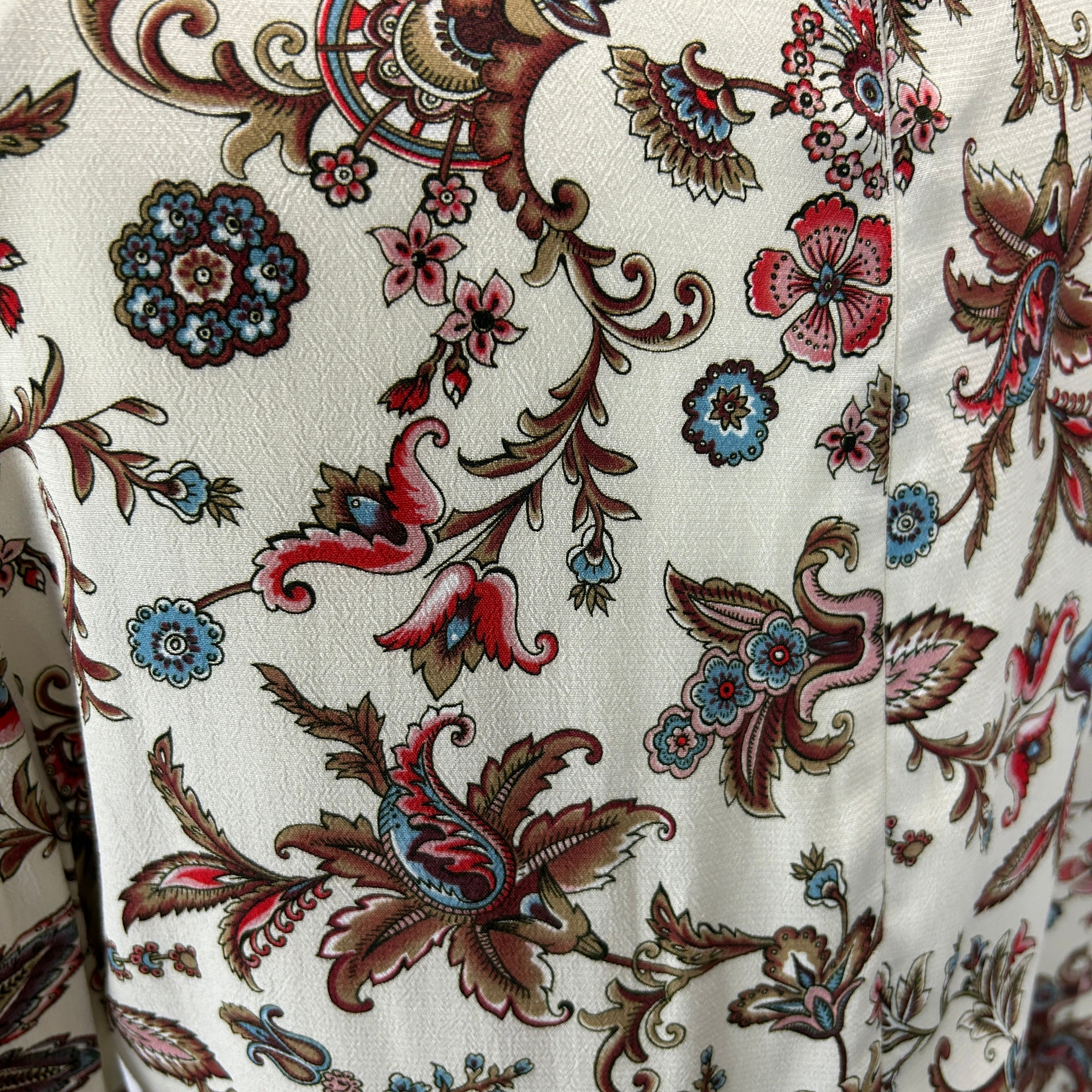 Jane Atelier New £690 Cream Chinoiserie Print Odessa Tunic Dress S