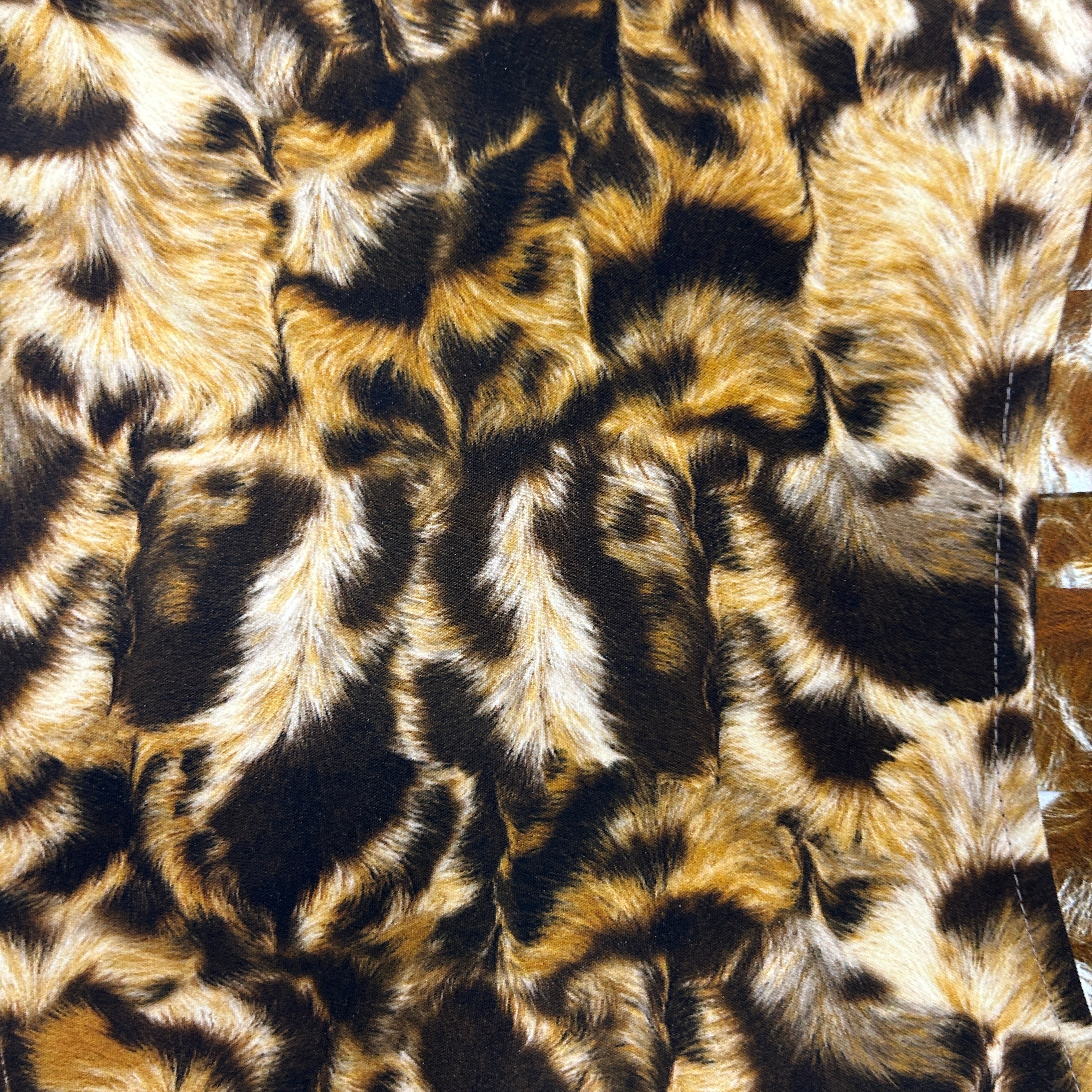 Victoria Beckham New £2235 Leopardprint Pleat Crepe Skirt M