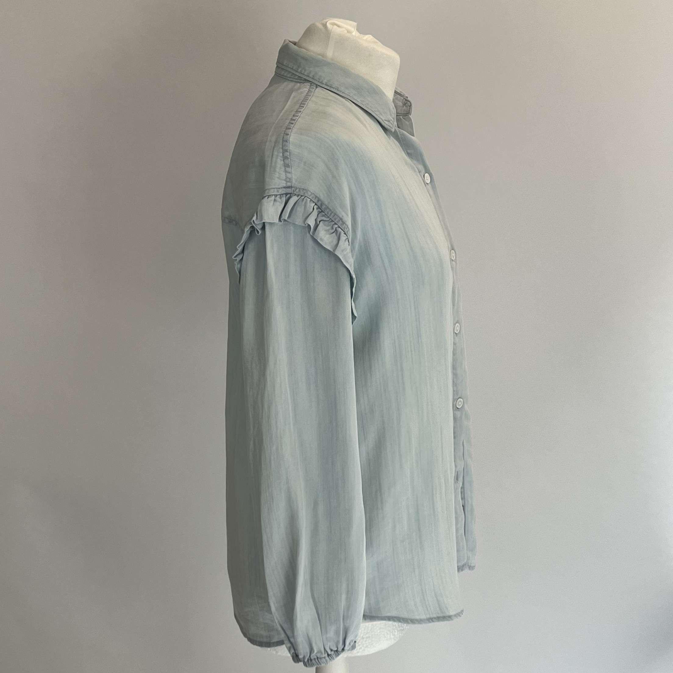 Rails New Pale Blue Tencel Shirt XS