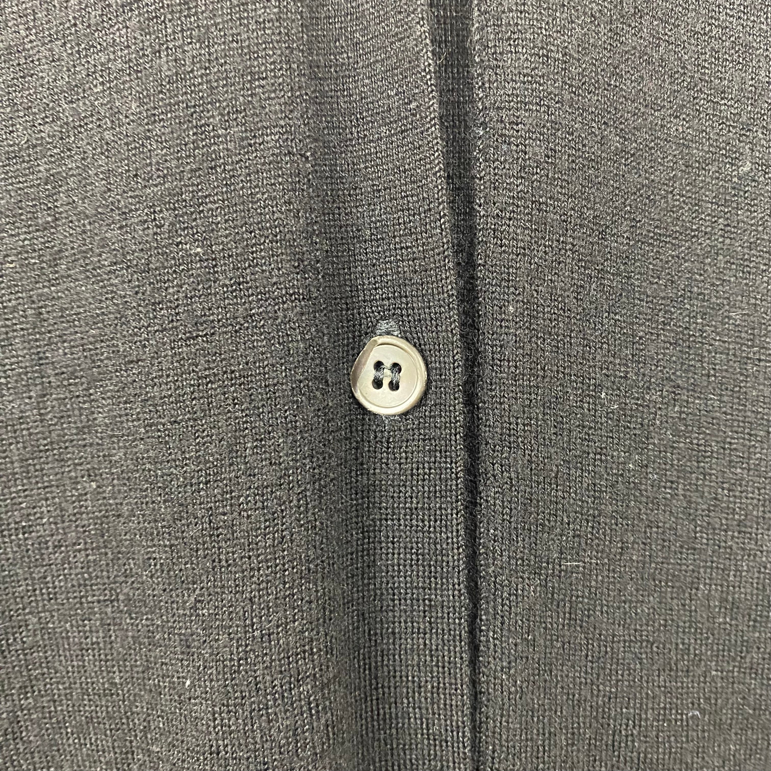 Miu Miu Black Cashmere & Silk Classic Cardigan M