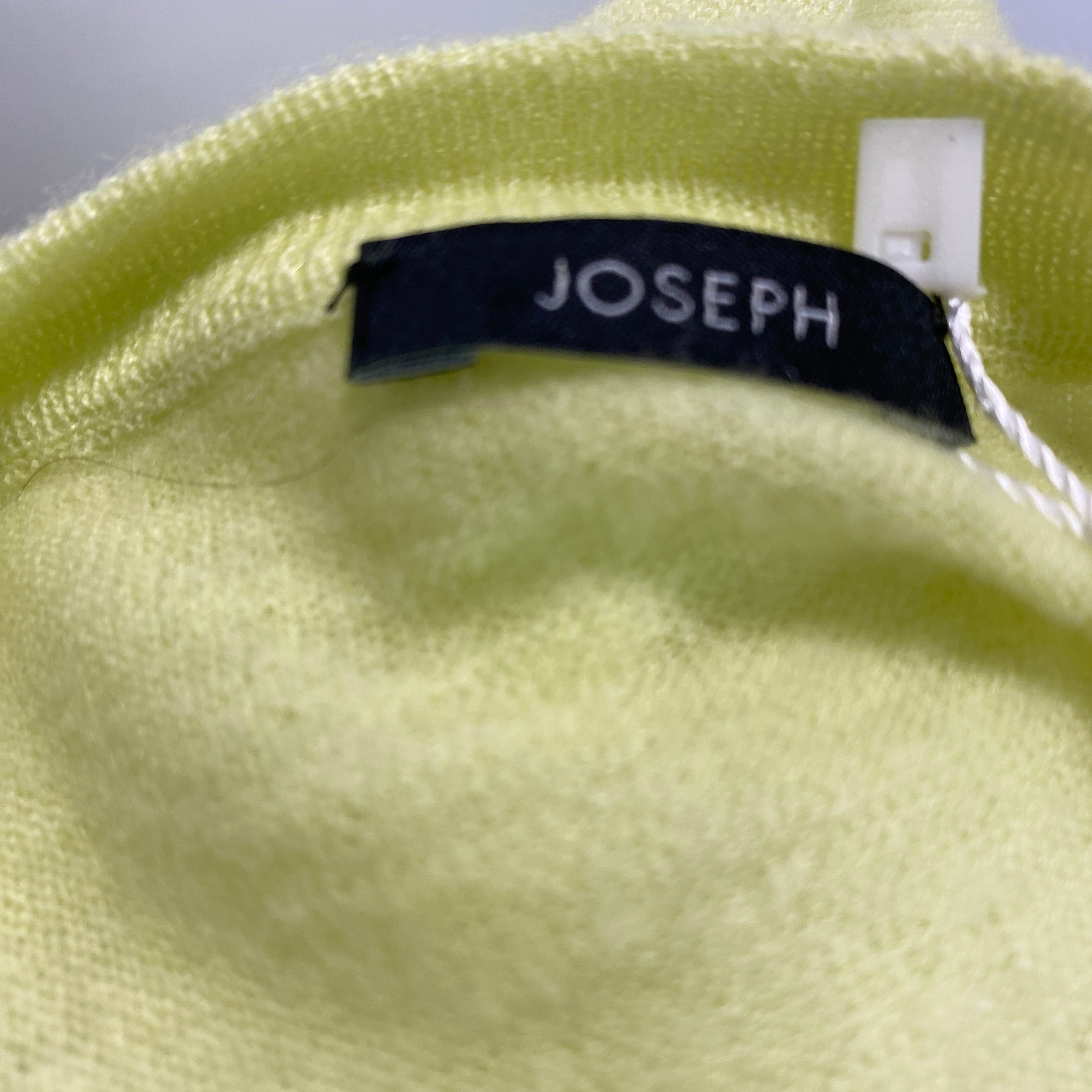 Joseph Lime Cashair Short Sleeve Tee Sweater M