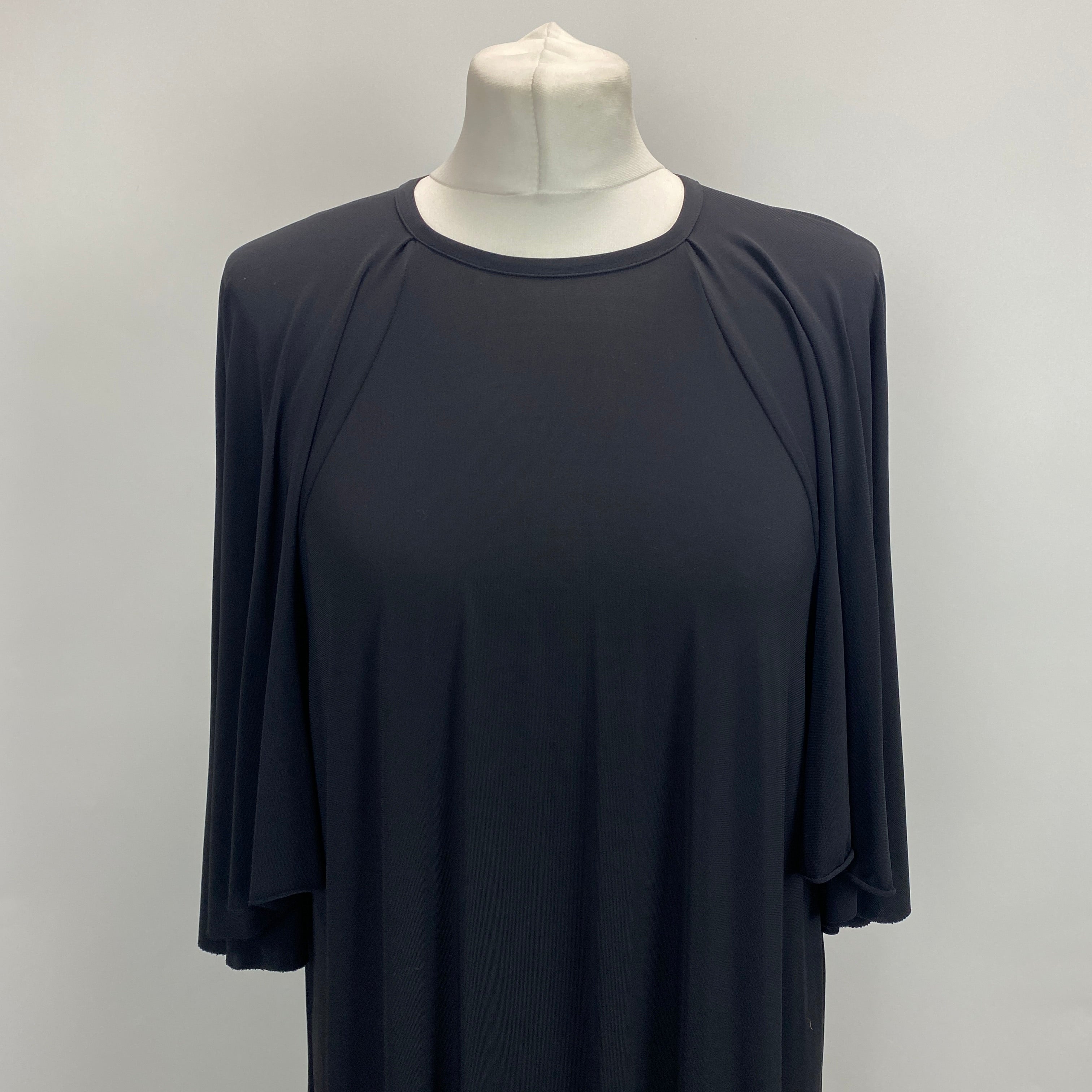 Eres New Black Slinky Maxi Dress M