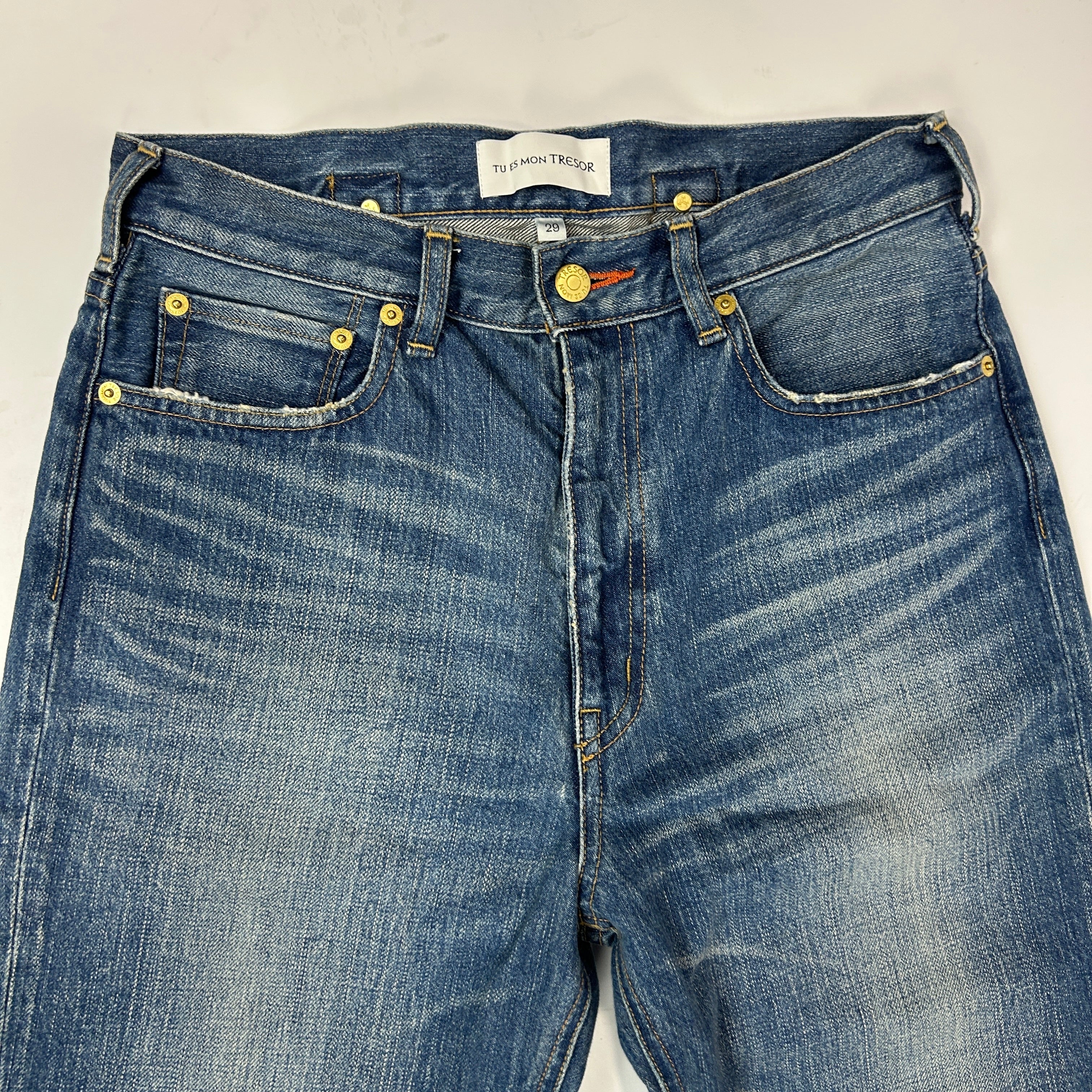 Tu Es Mon Tresor £363 Vintaged Carnelian Jeans 29