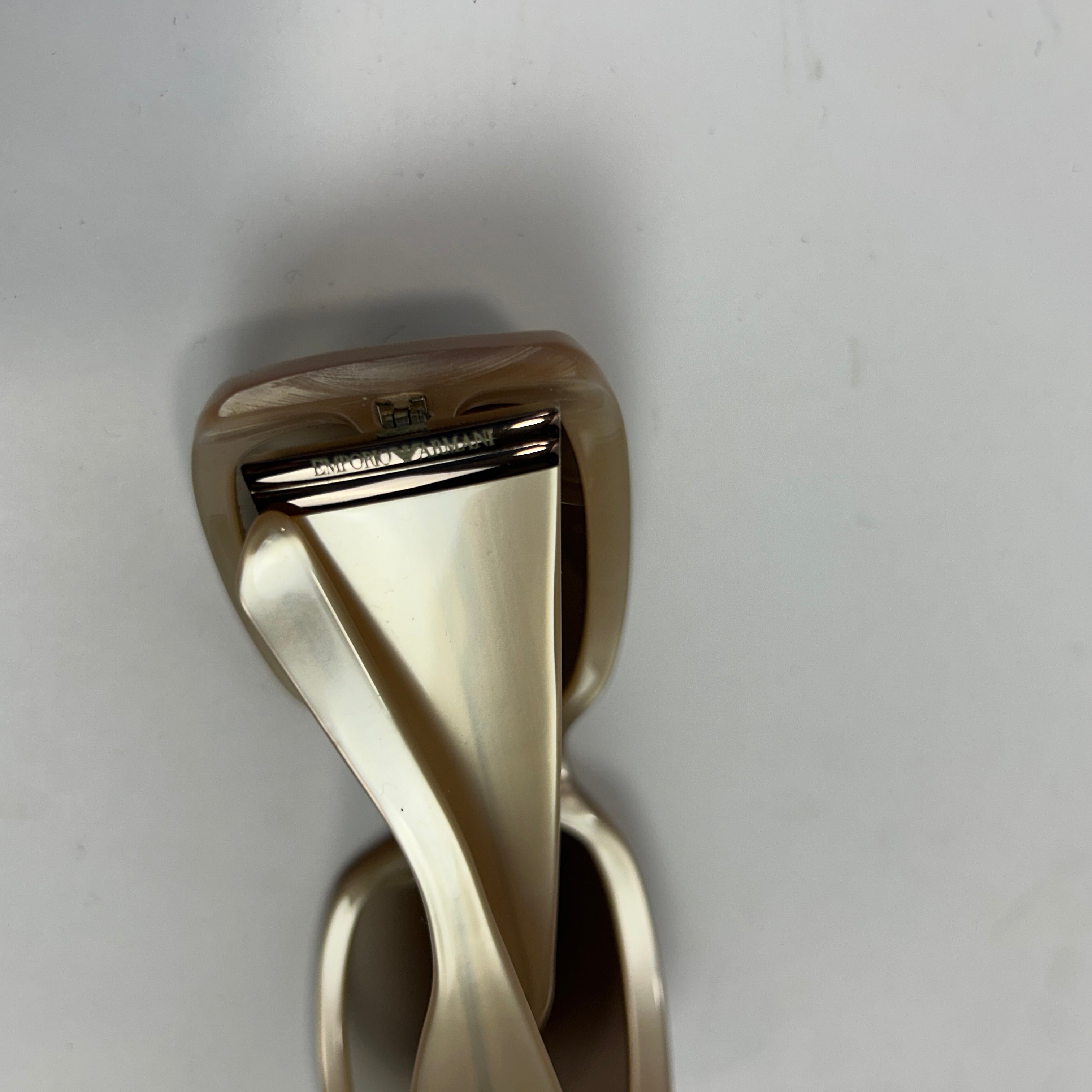Emporio Armani New Pearlescent Beige Sunglasses