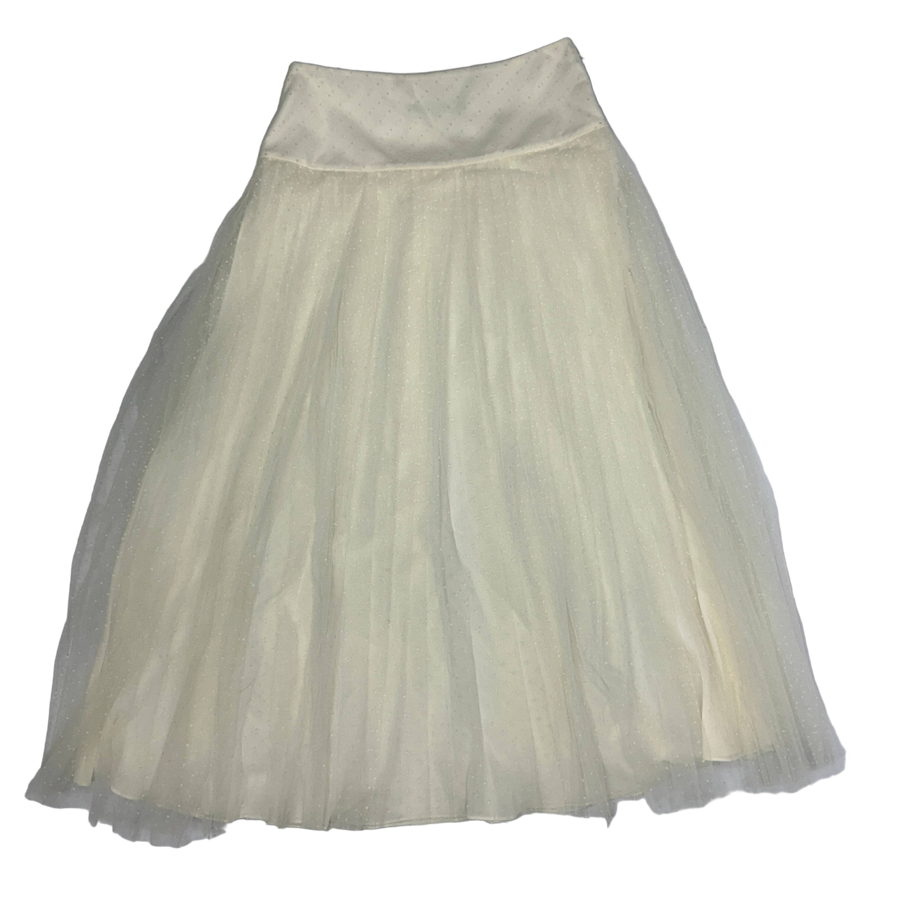 Christian Dior New £3300 Cream Tulle Ballerina Skirt XS