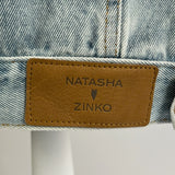 Natasha Zinko £890 Distressed Denim Oversized Jacket XXS/XS/S/M/L/XL
