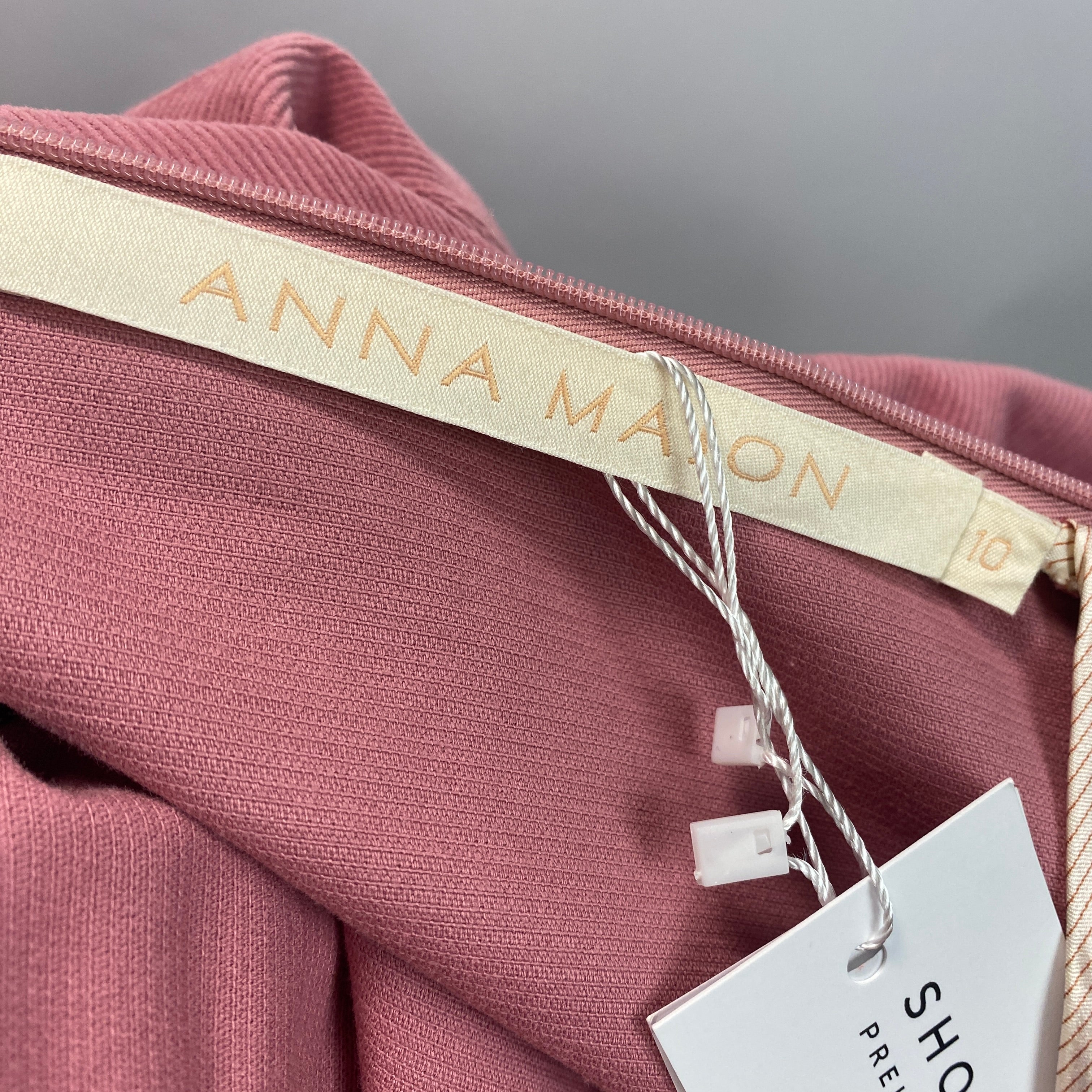 Anna Mason Rose Pink Corduroy Maxi Dress S