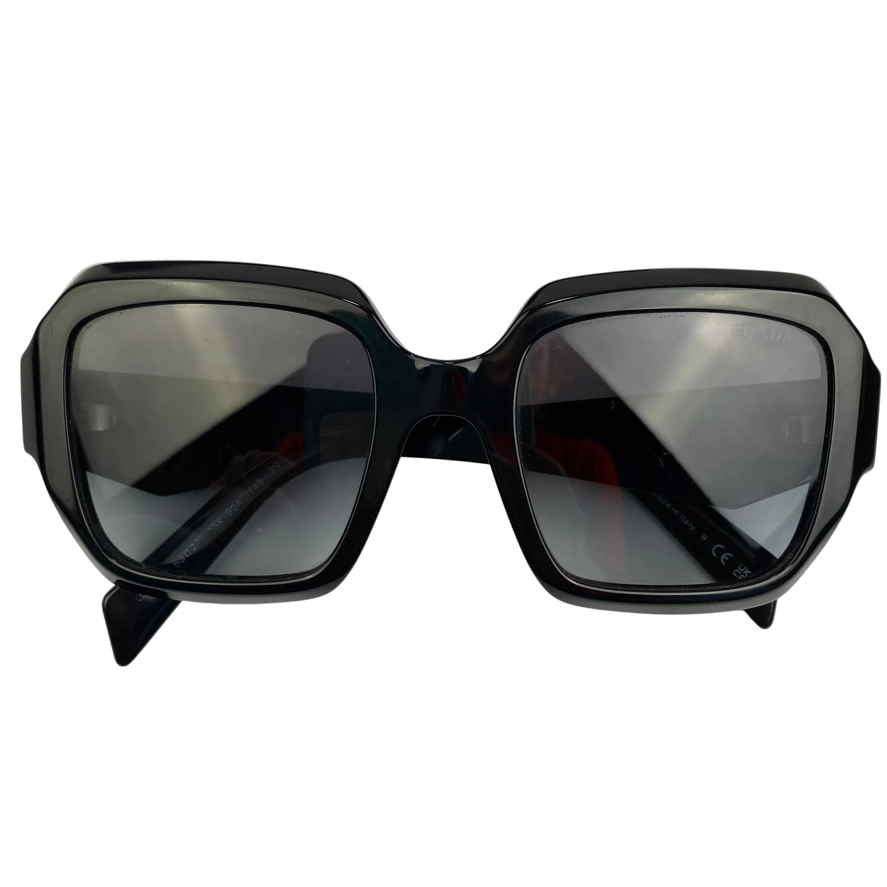 Prada £376 Black OPR28ZS Sunglasses