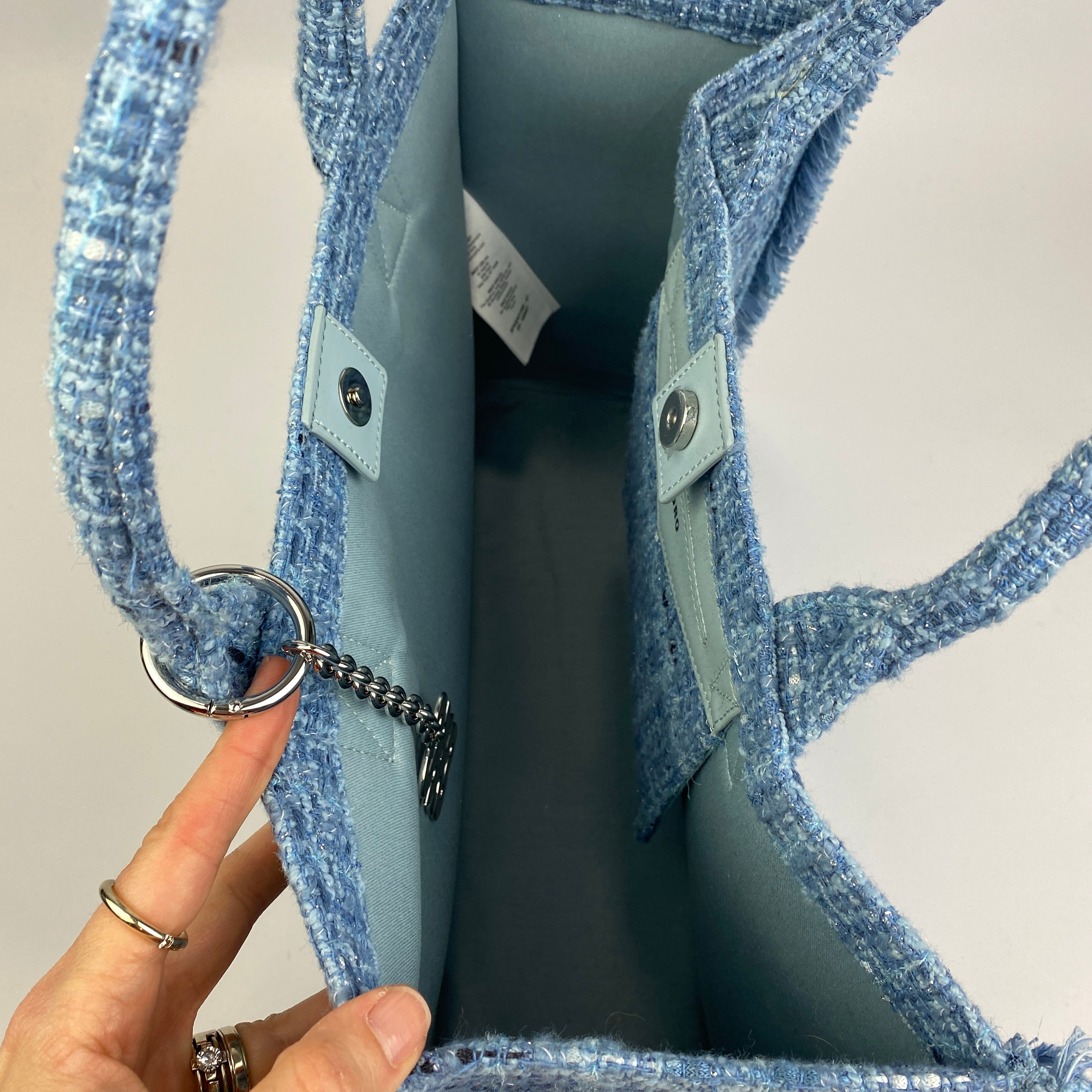 Sandro New £540 Kasbah Large Tweed Tote Bag