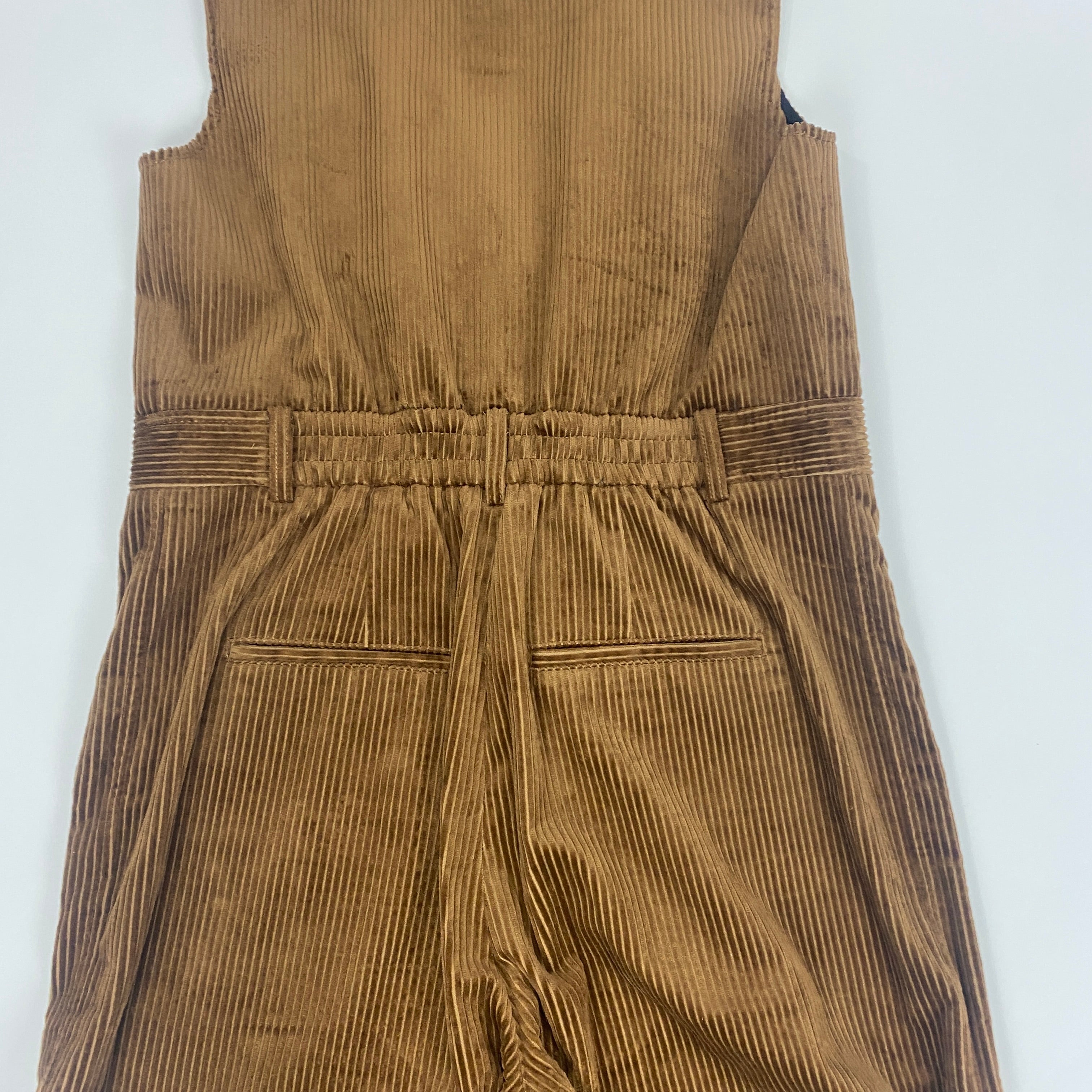 Me&Em Tan Jumbo Corduroy Jumpsuit L