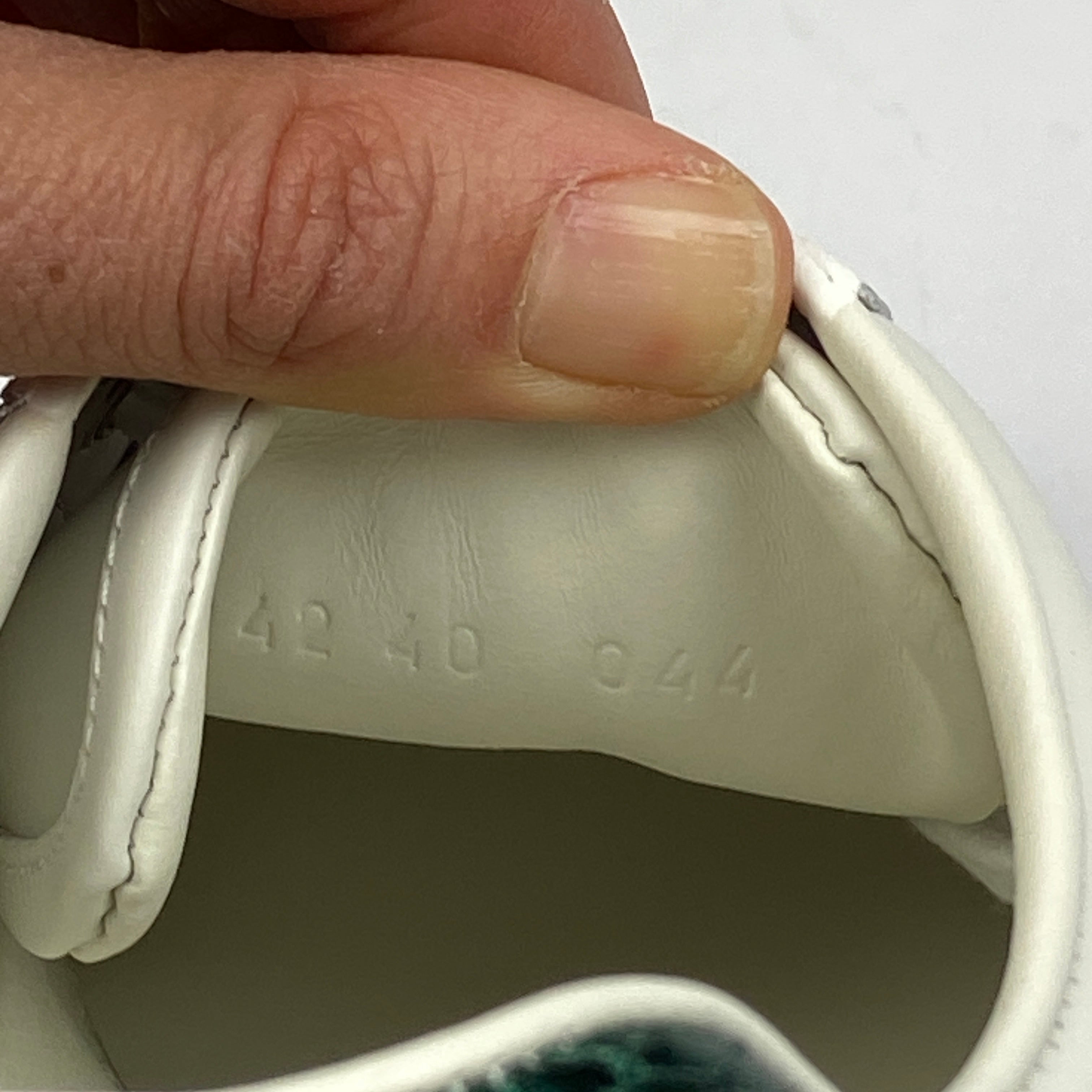 Gucci New £690 White Leather Ace Bee Trainers 40