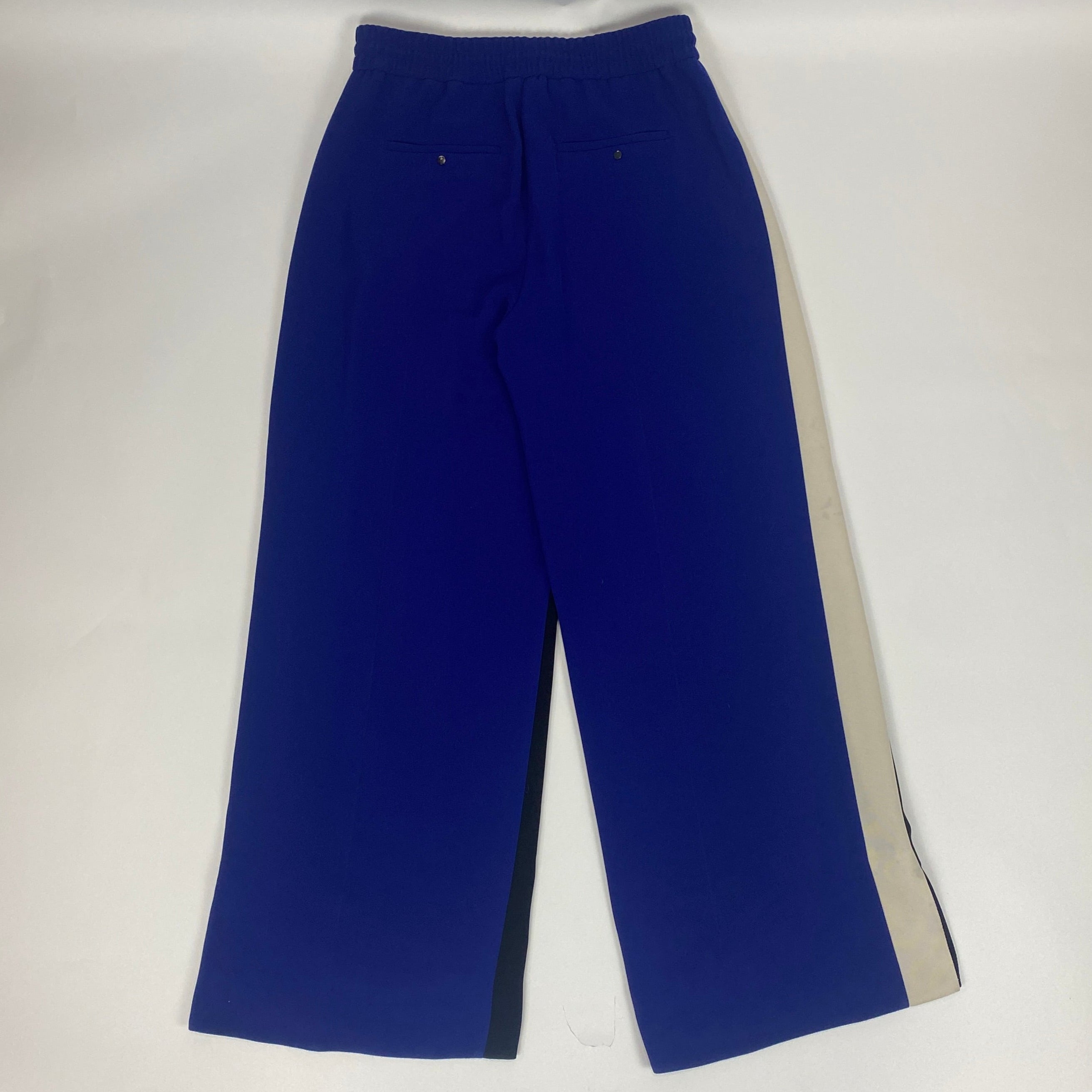 Me&Em Black Ivory & Blue Thick Jersey Luxe Pants M