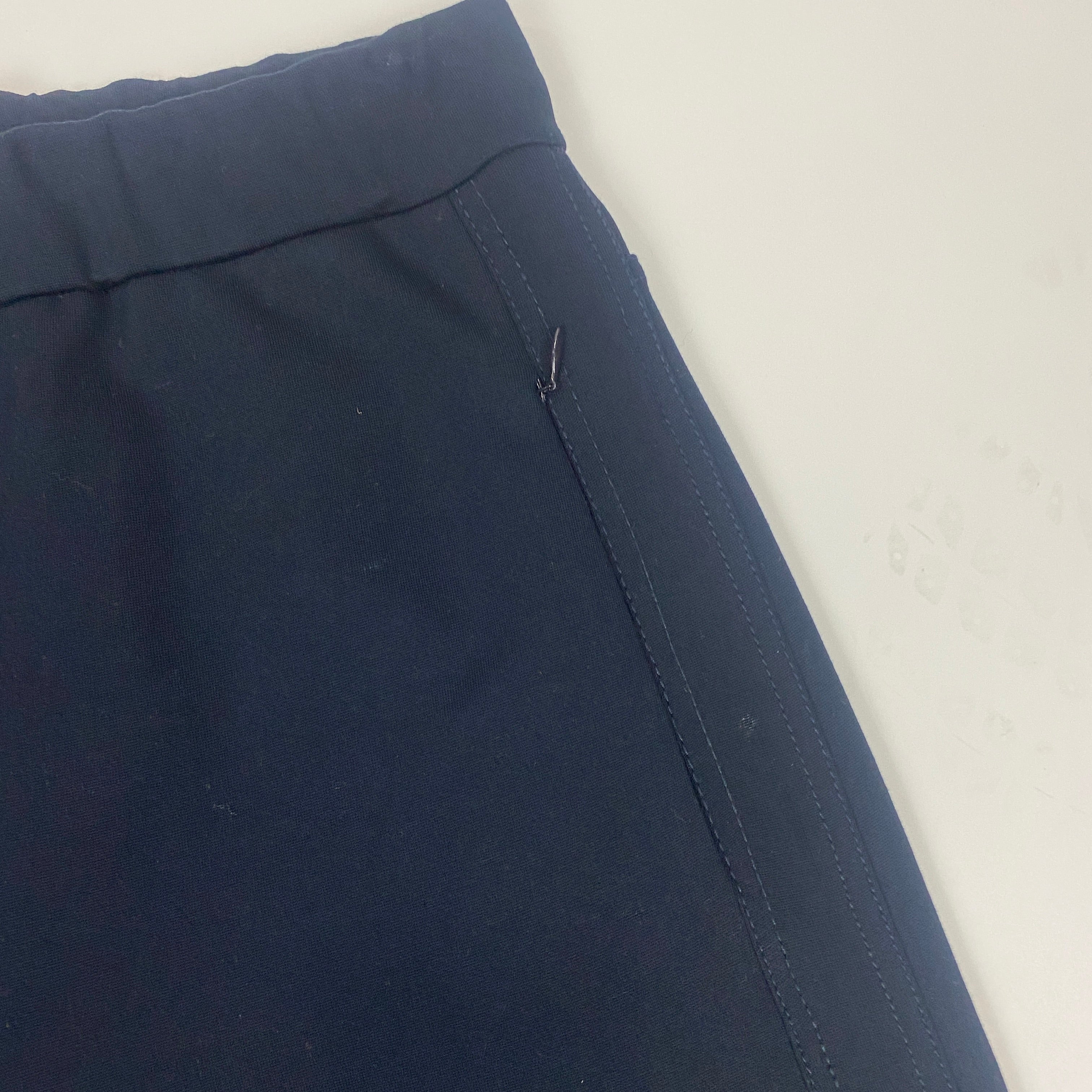 Me&Em Navy Thick Jersey Luxe Pants M