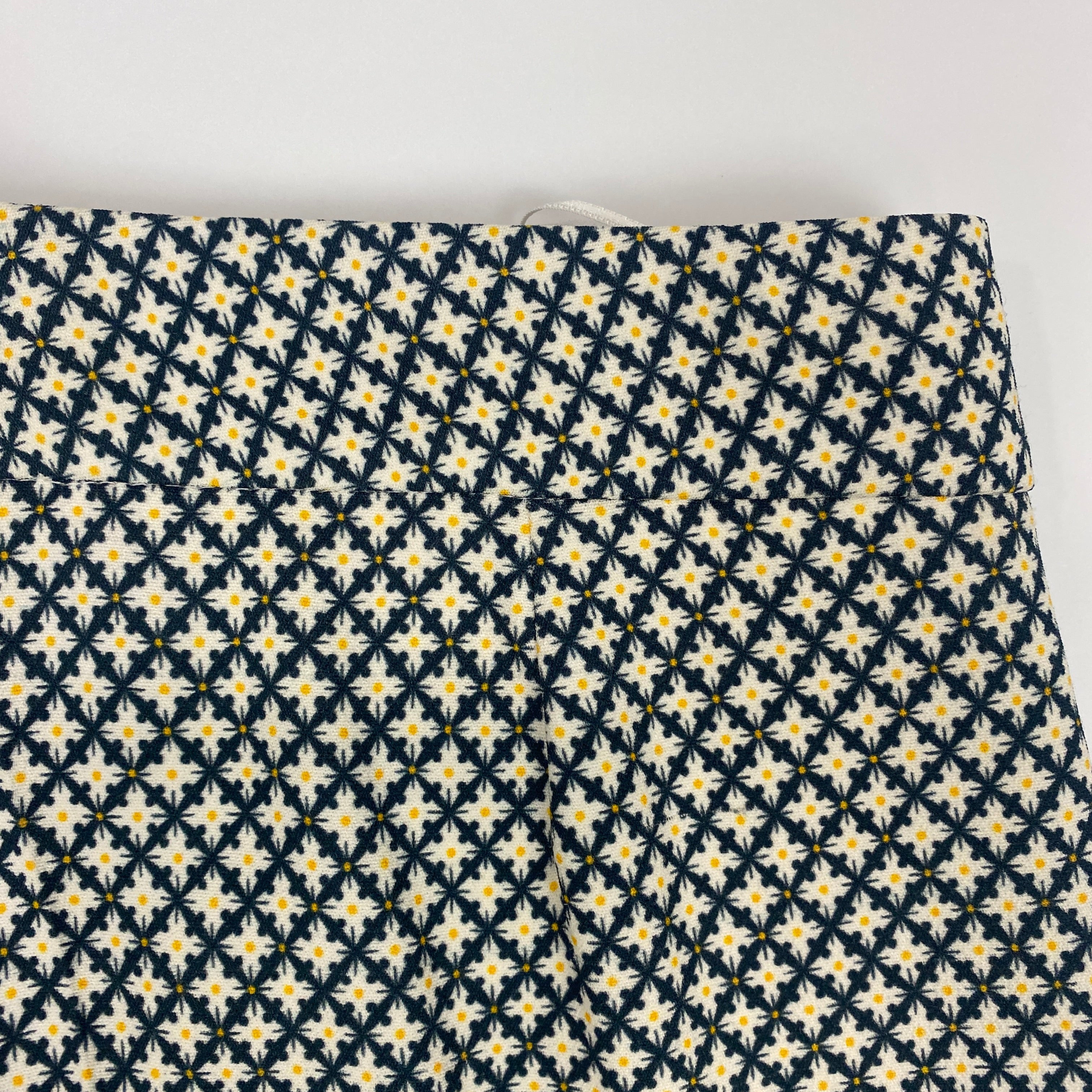 Stella McCartney Navy & White Print Stretch Pants M