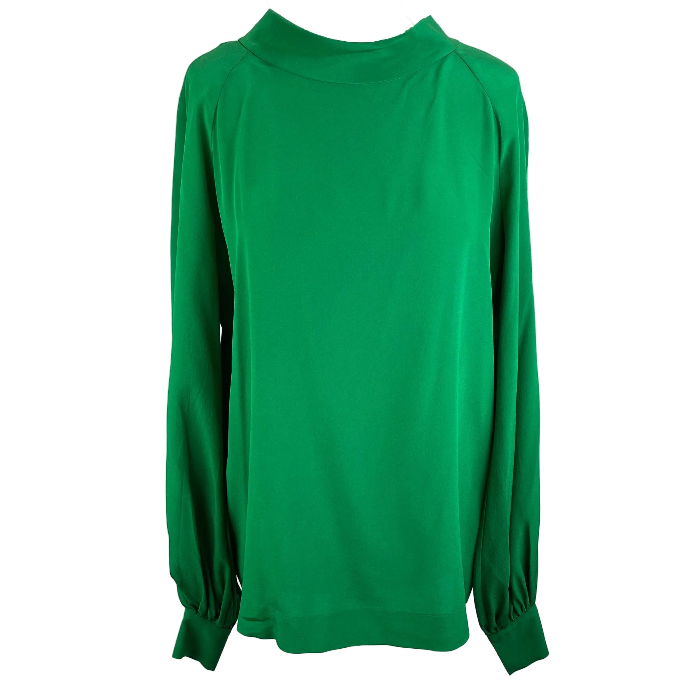 Dorothee Schumacher New £550 Emerald Silk Tie Back Blouse M/L