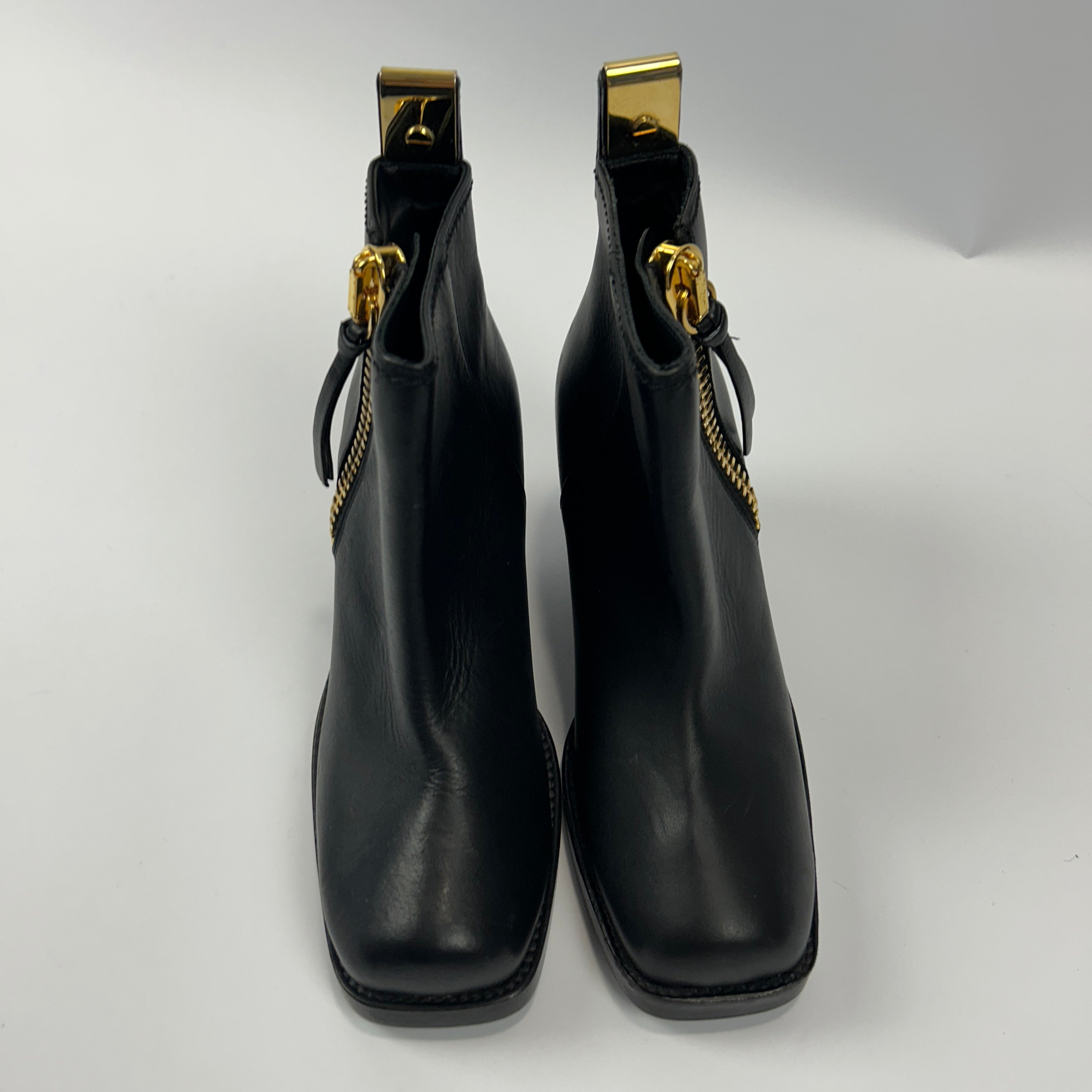 Giuseppe Zanotti Black Biker Ankle Boots 36