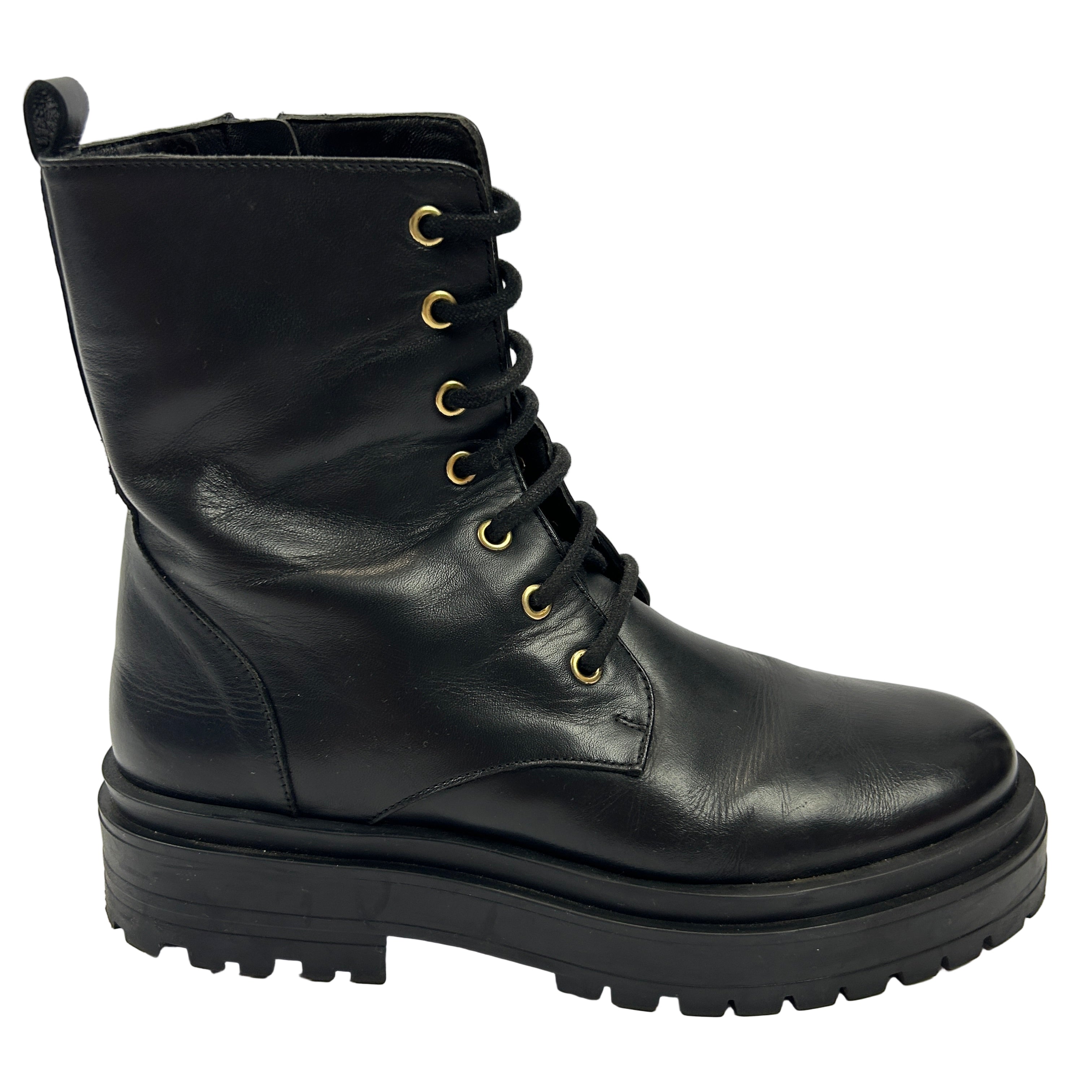 Bobbies £250 Black Leather Maxime Boots 41