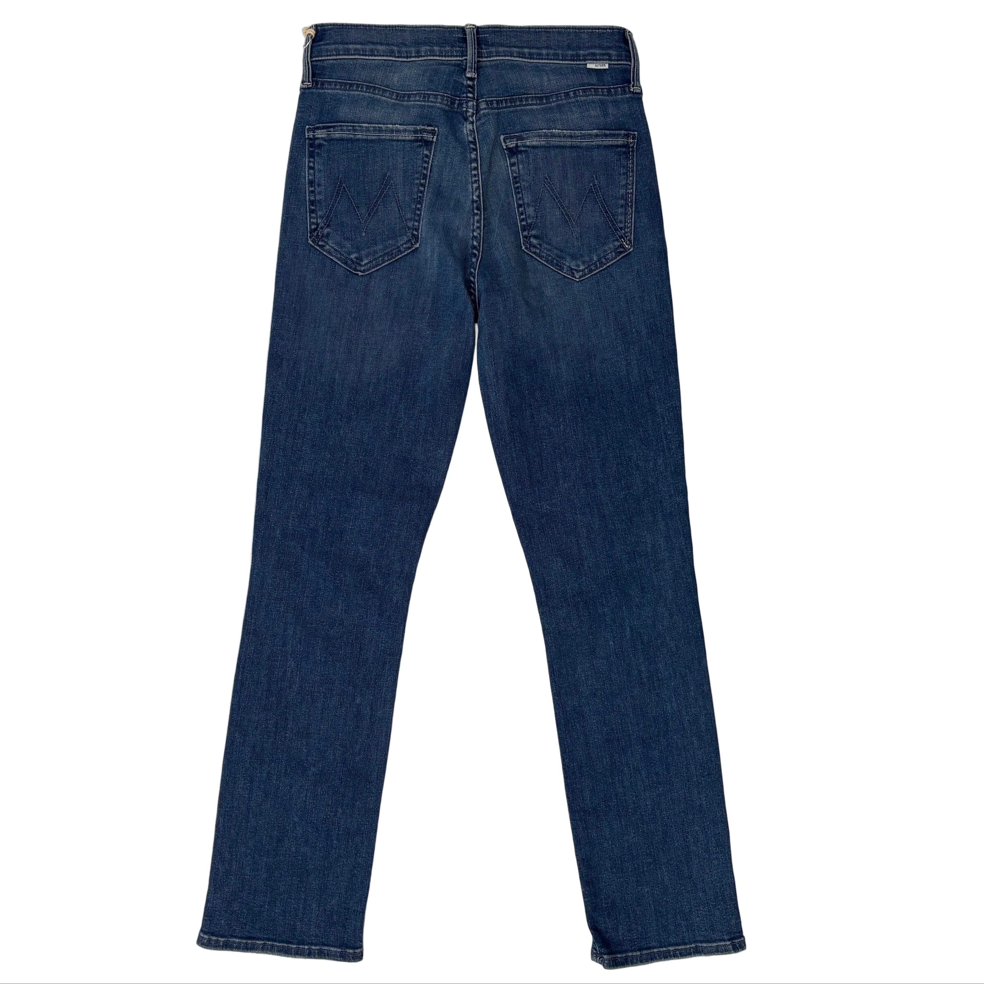 Mother New £280 Mid Rise The Dazzler Ankle Jeans 26
