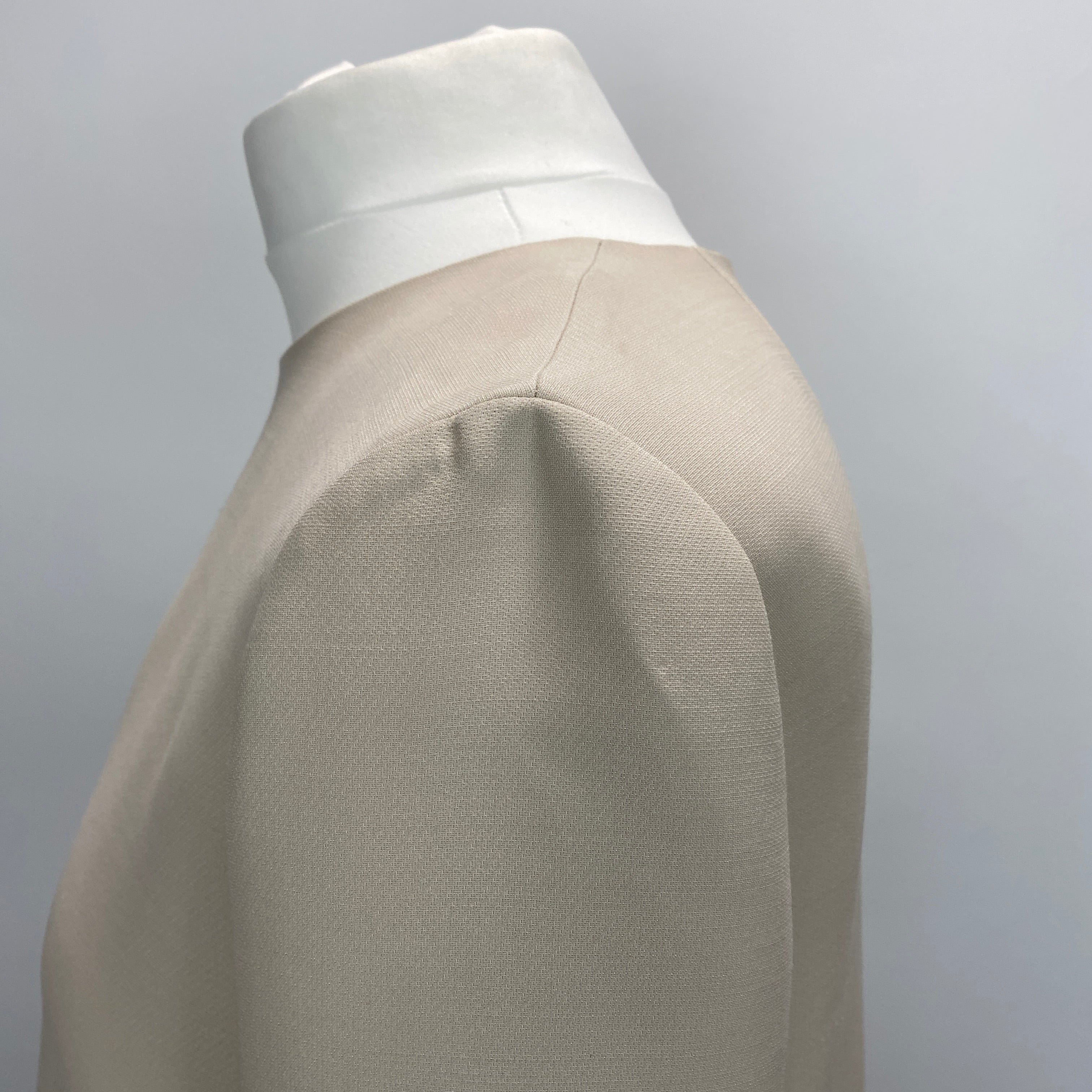 The Row £3470 Ivory Silk & Wool Stefos Maxi Dress XXS