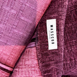 Masscob Deep Rose Pink Textured Cotton Coat XXS/XS/S