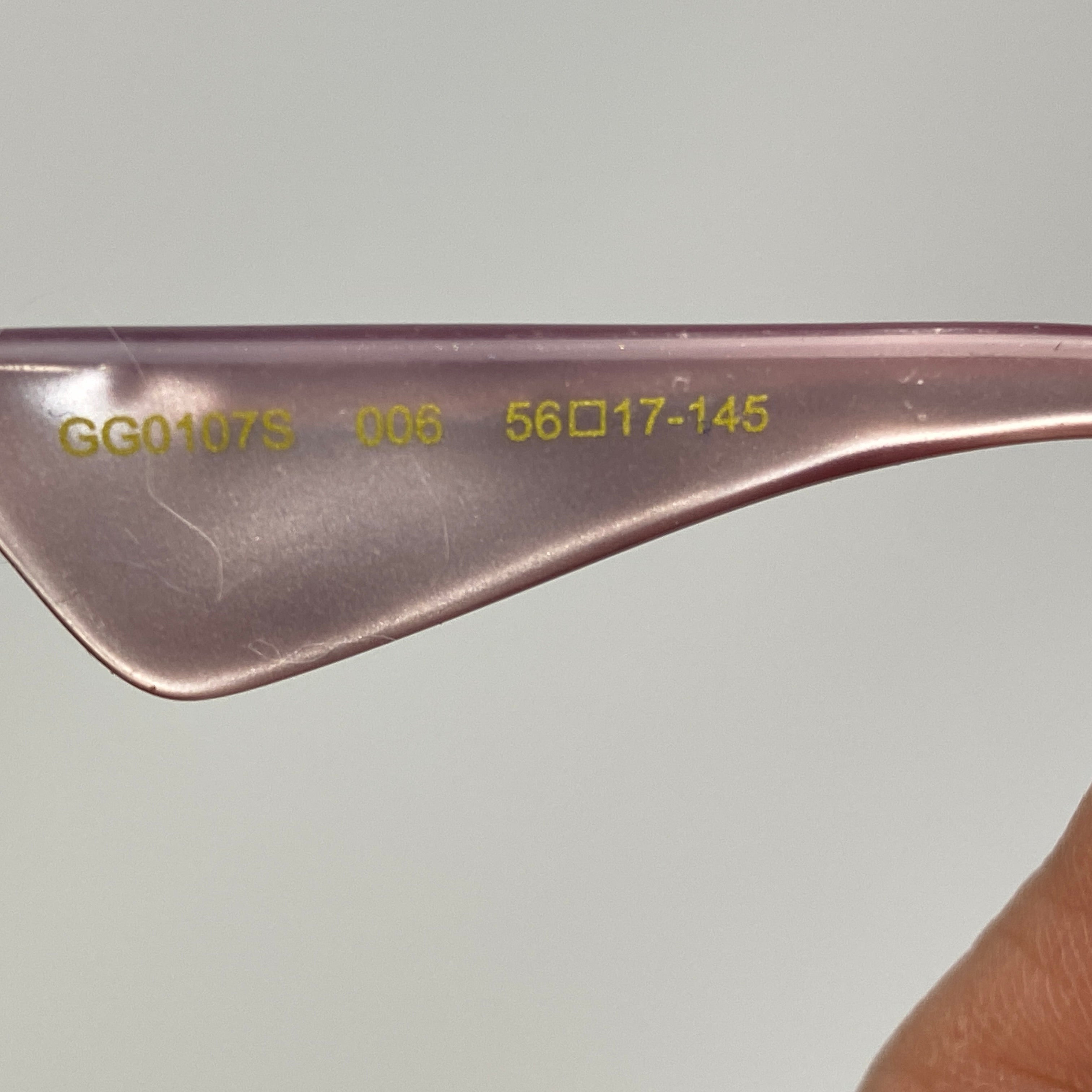Gucci Gold Aviator GG0107S Sunglasses