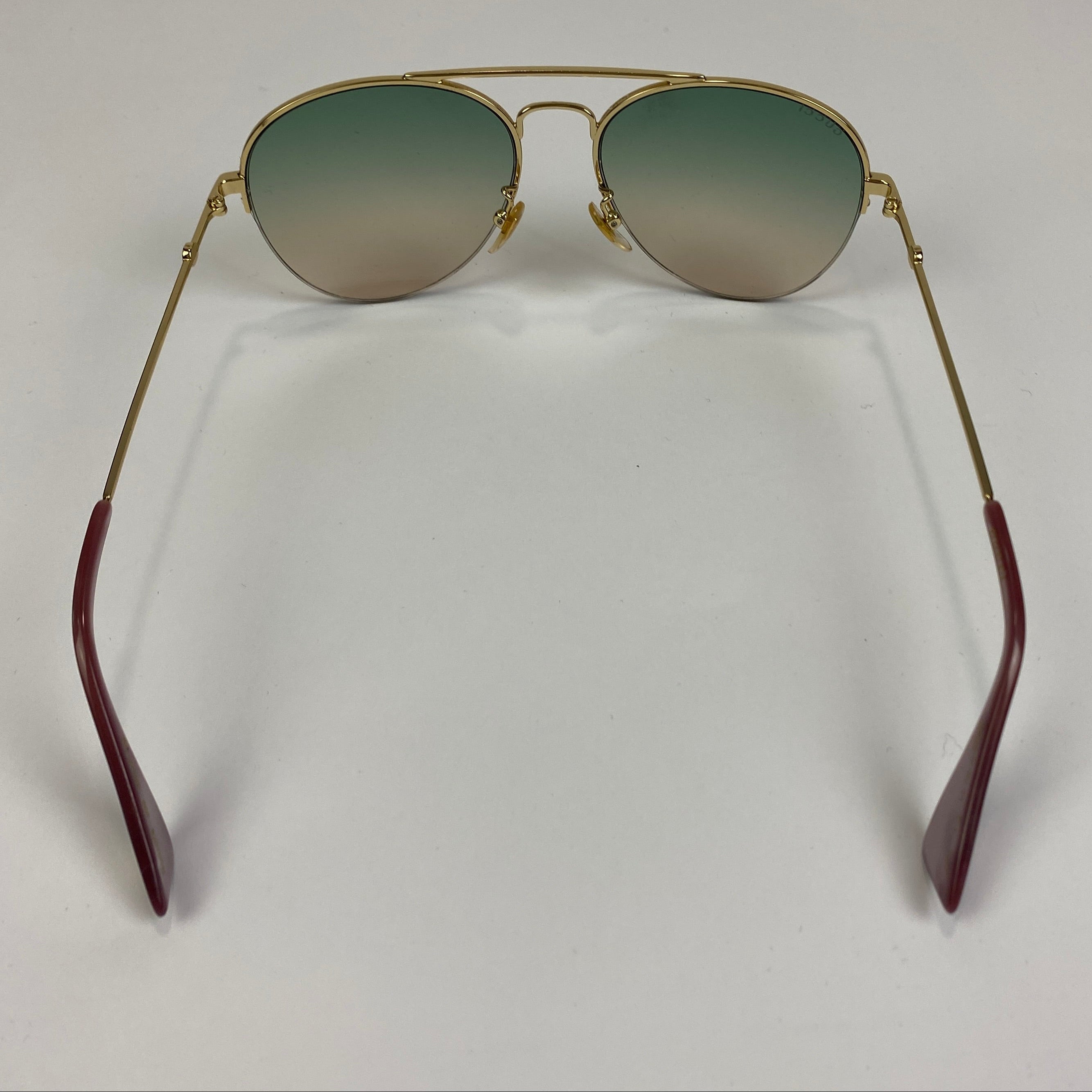 Gucci Gold Aviator GG0107S Sunglasses