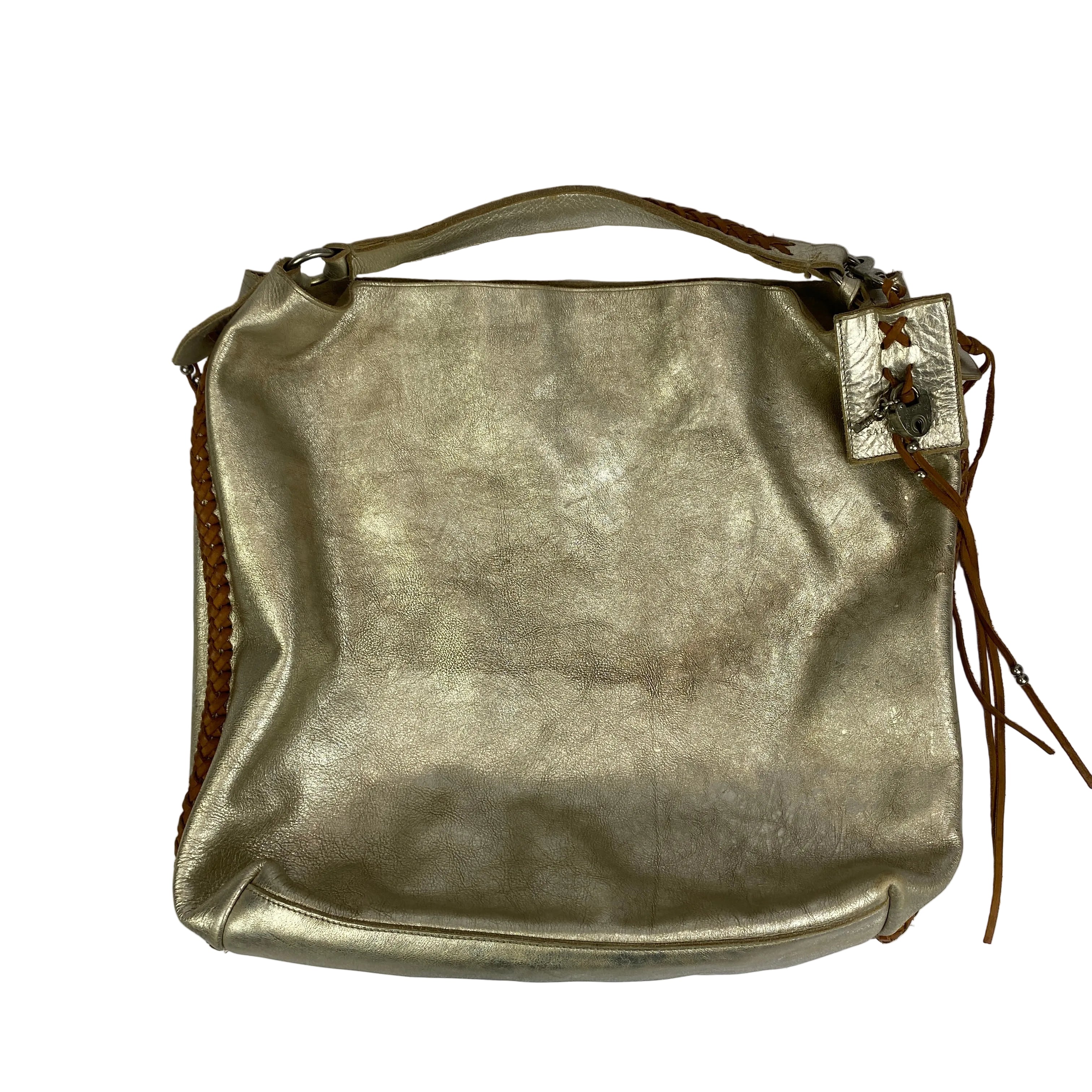 Ralph Lauren Collection £3000 Gold Leather Hobo Shoulderbag