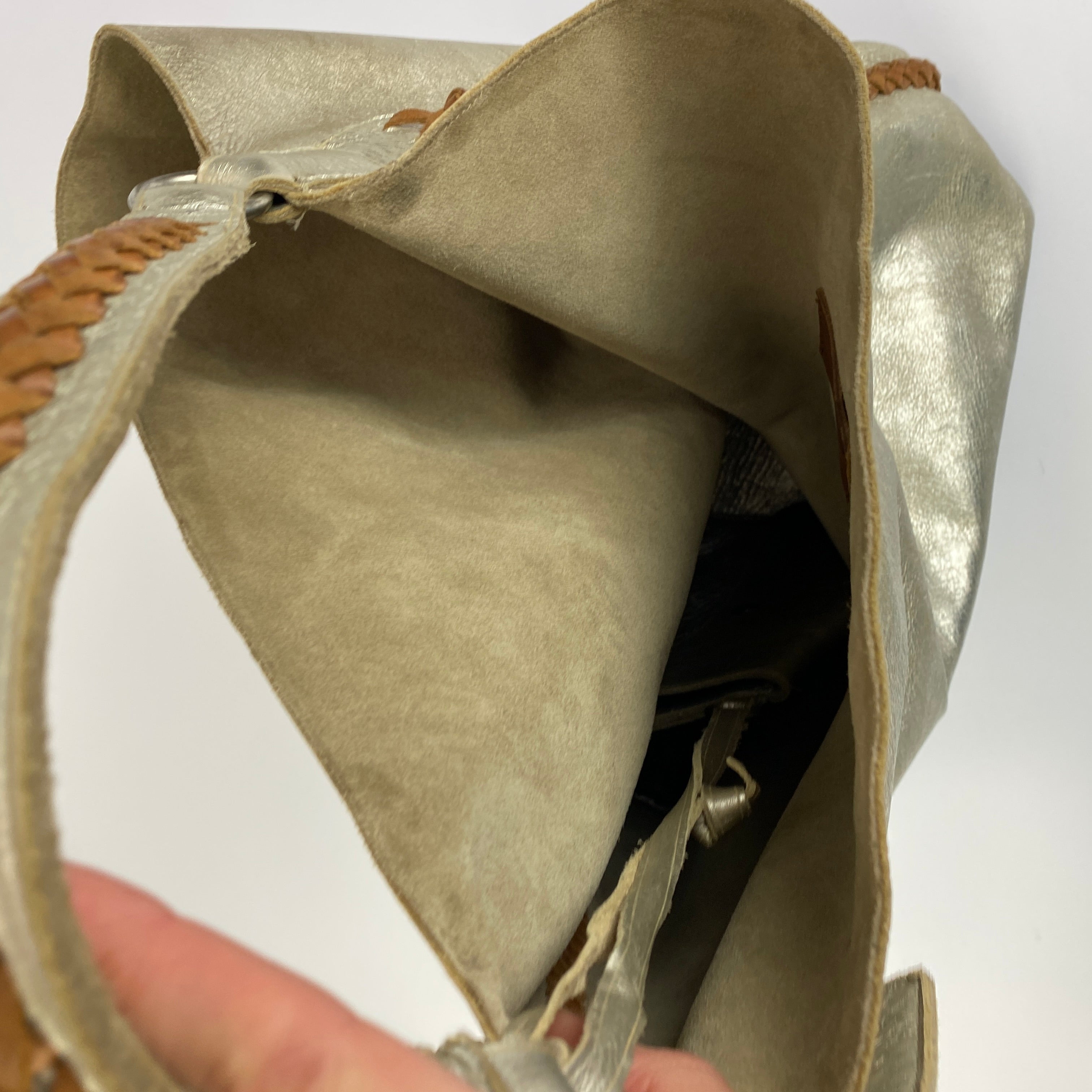 Ralph Lauren Collection £3000 Gold Leather Hobo Shoulderbag