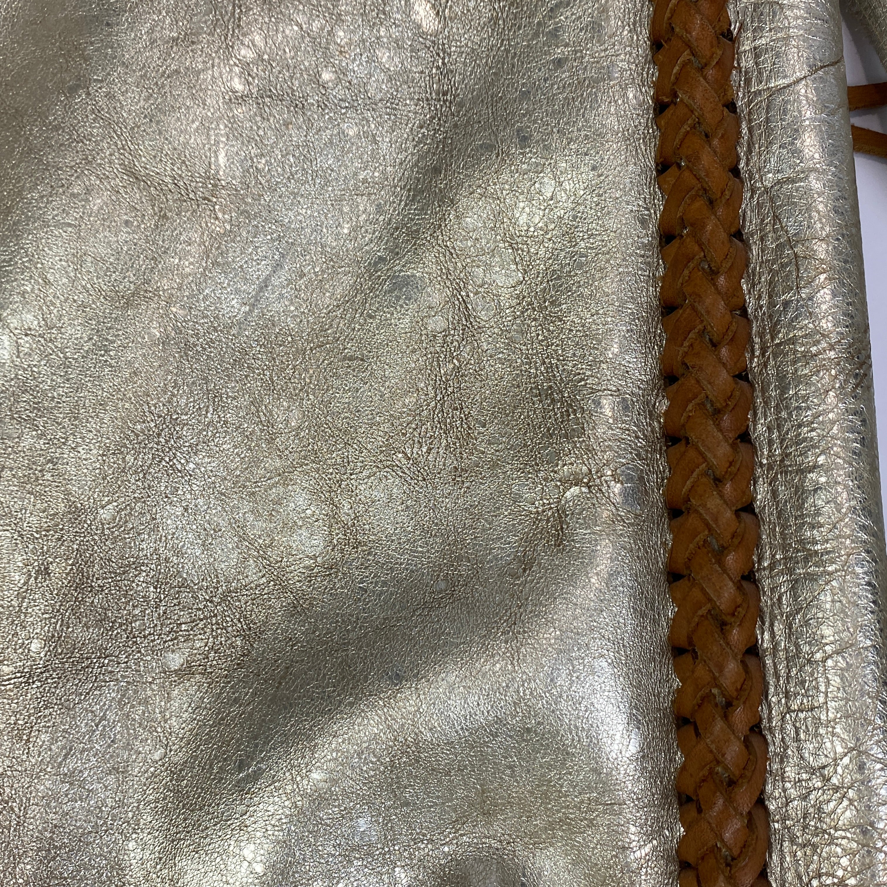 Ralph Lauren Collection £3000 Gold Leather Hobo Shoulderbag