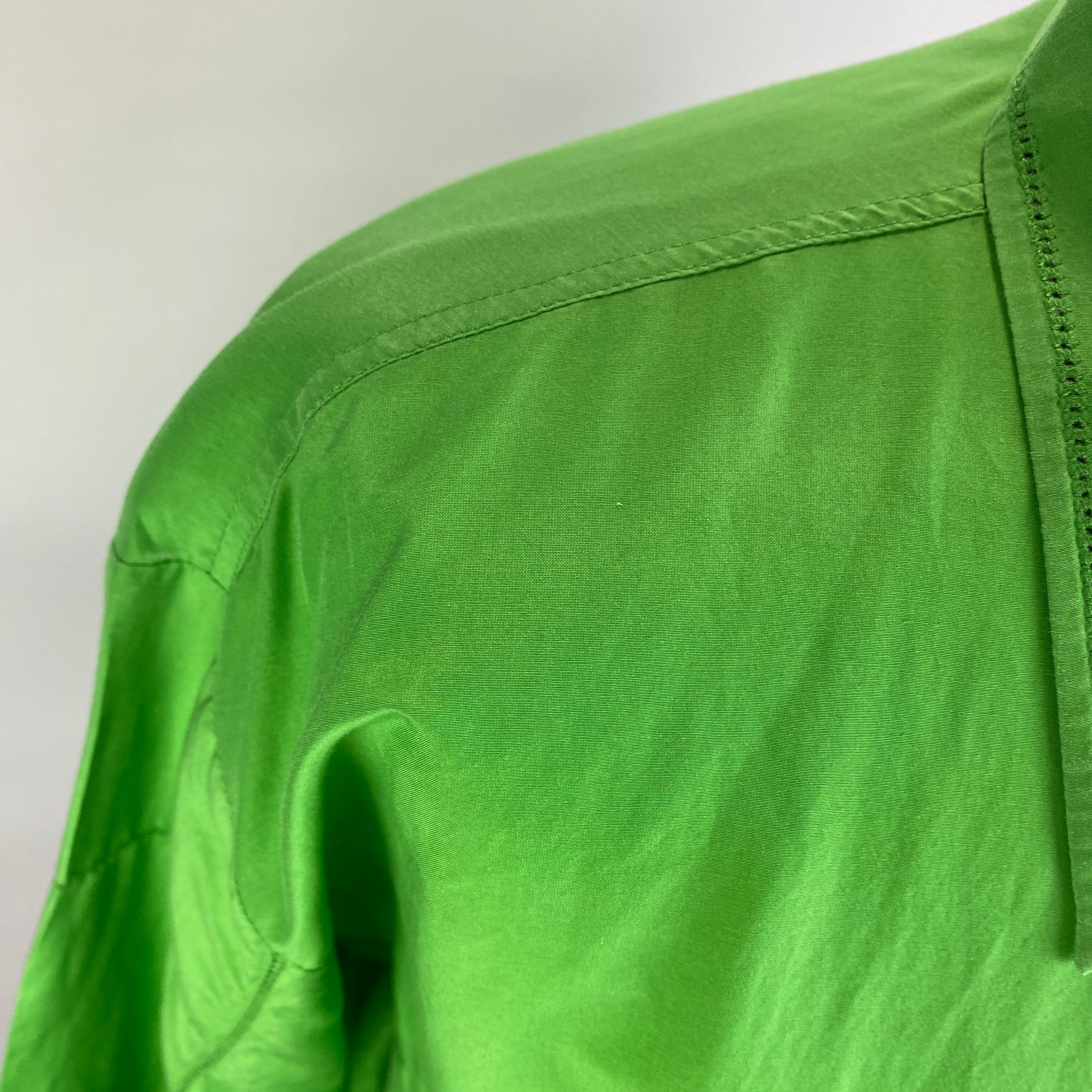 Frame £420 Emerald Cotton & Silk Shirt L