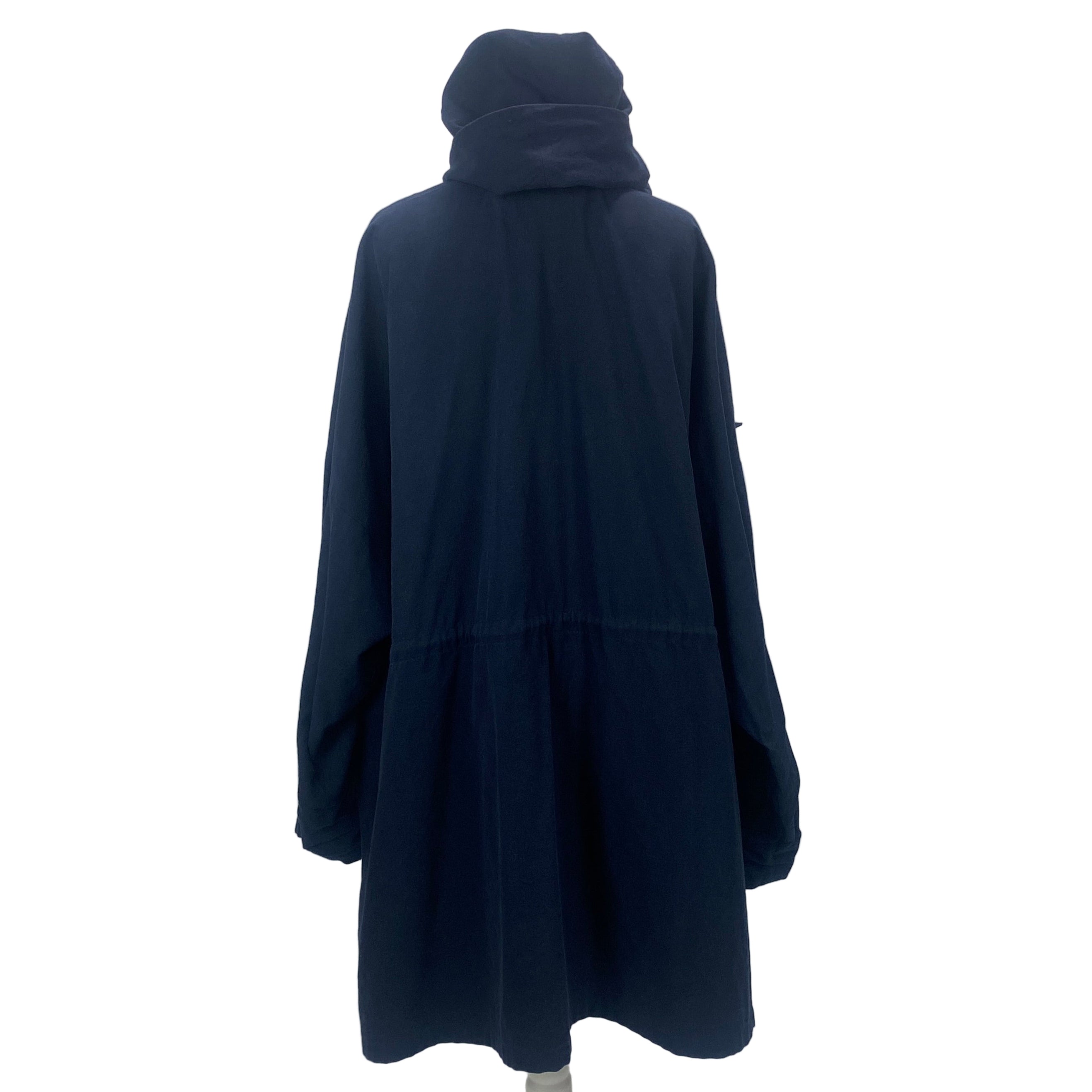 Raey £695 Navy Cotton & Wool Oversized Parka M/L/XL/XXL