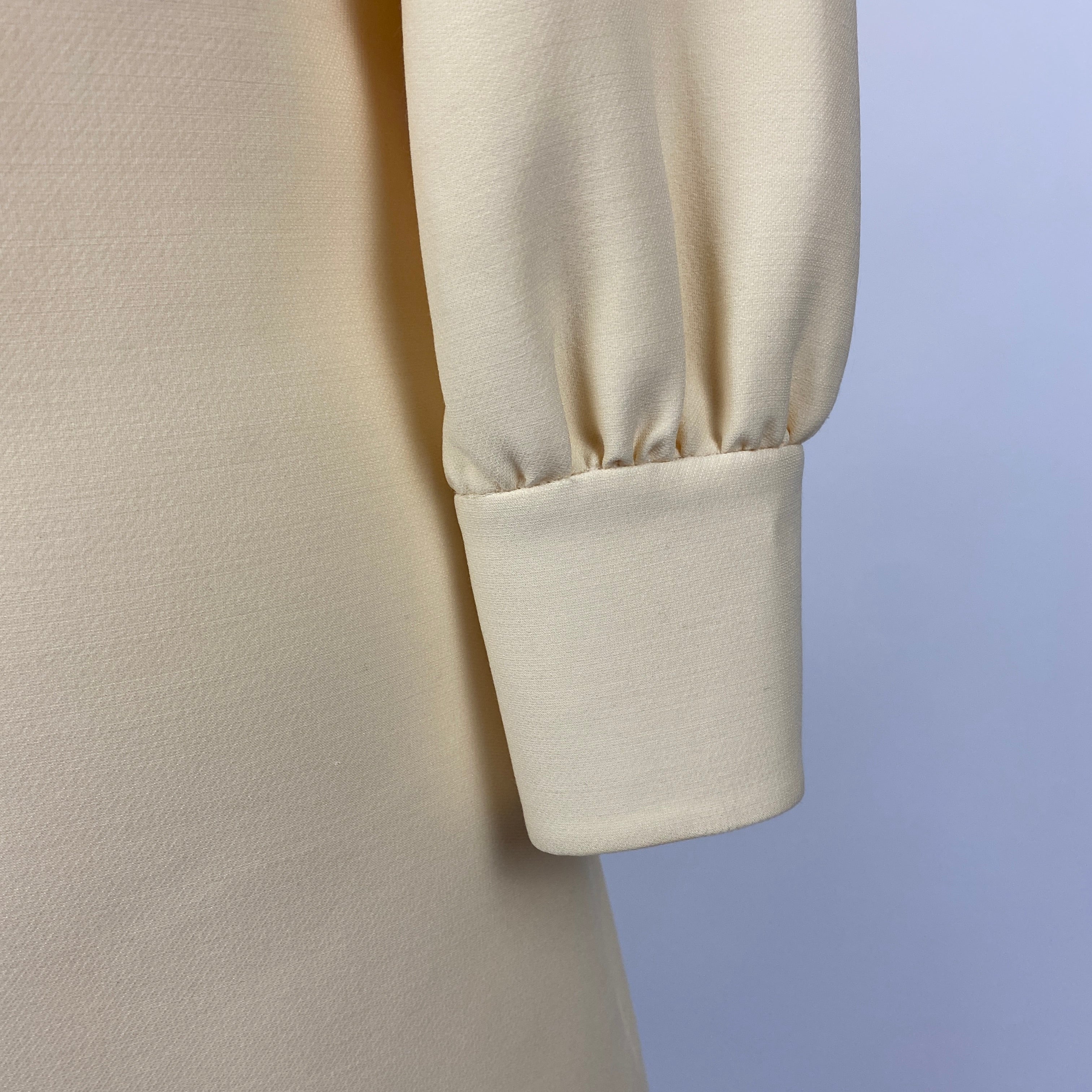 Miu Miu £2300 Vanilla Silk & Wool Mini Dress XS