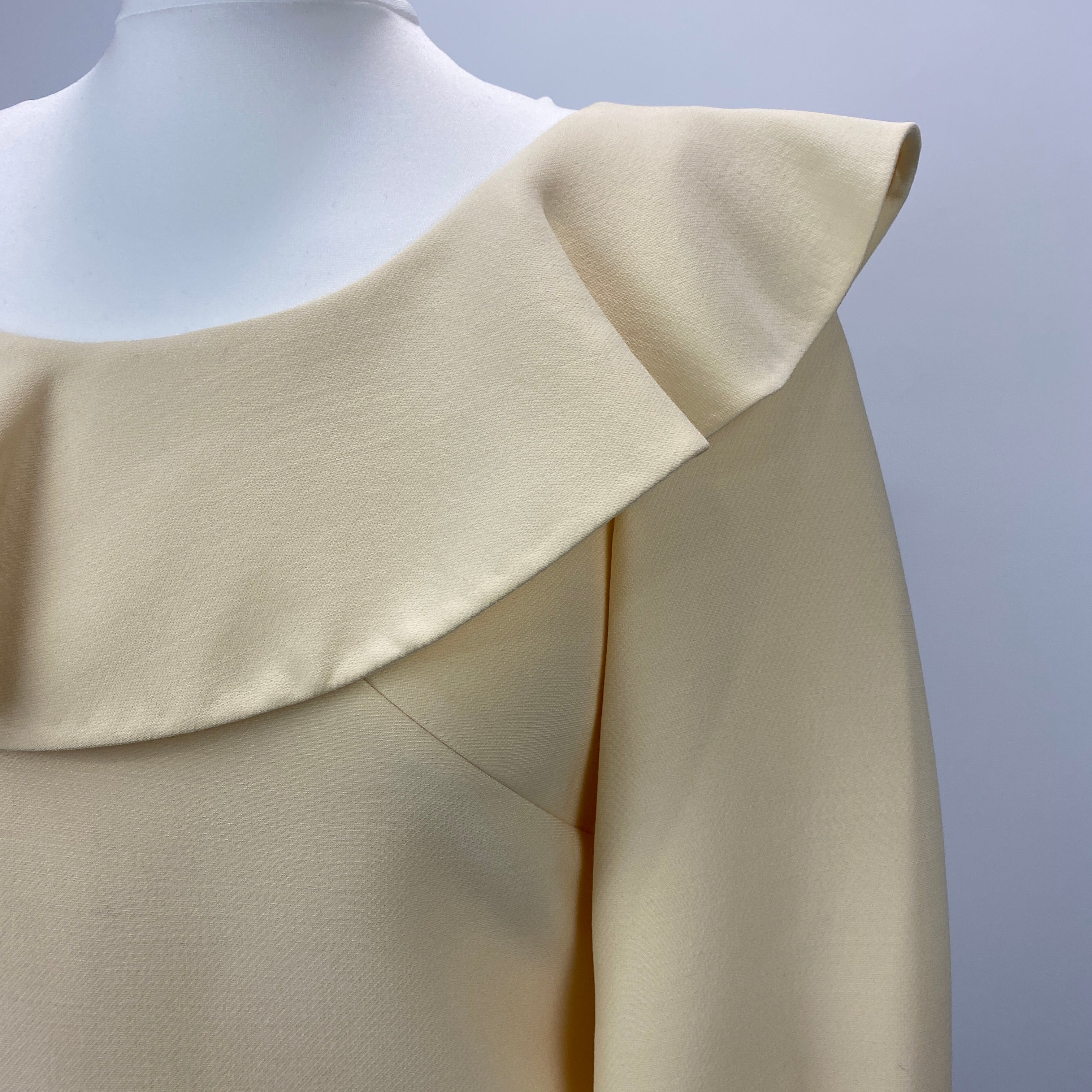 Miu Miu £2300 Vanilla Silk & Wool Mini Dress XS