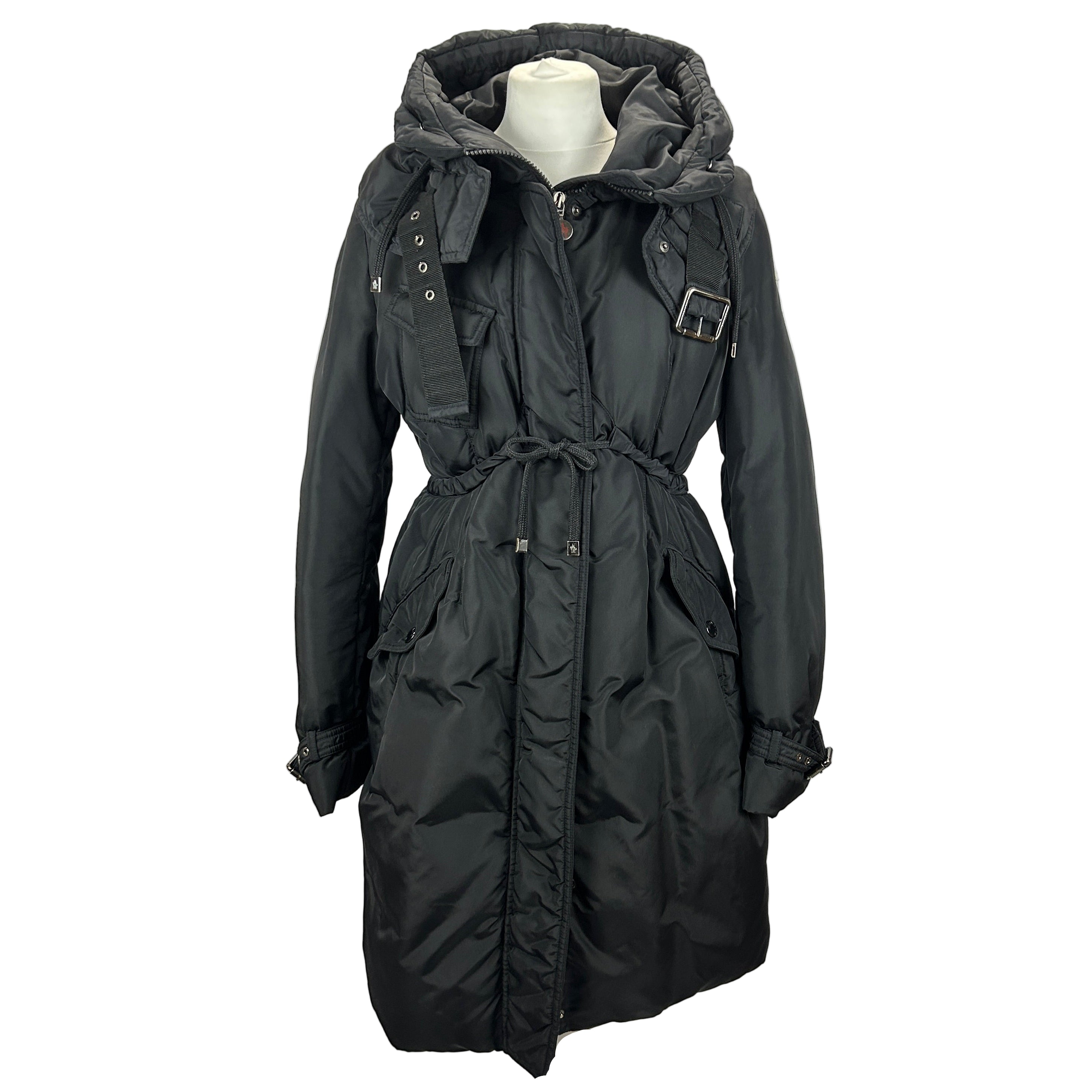 Moncler £1800 Black Phalangere Padded Coat M