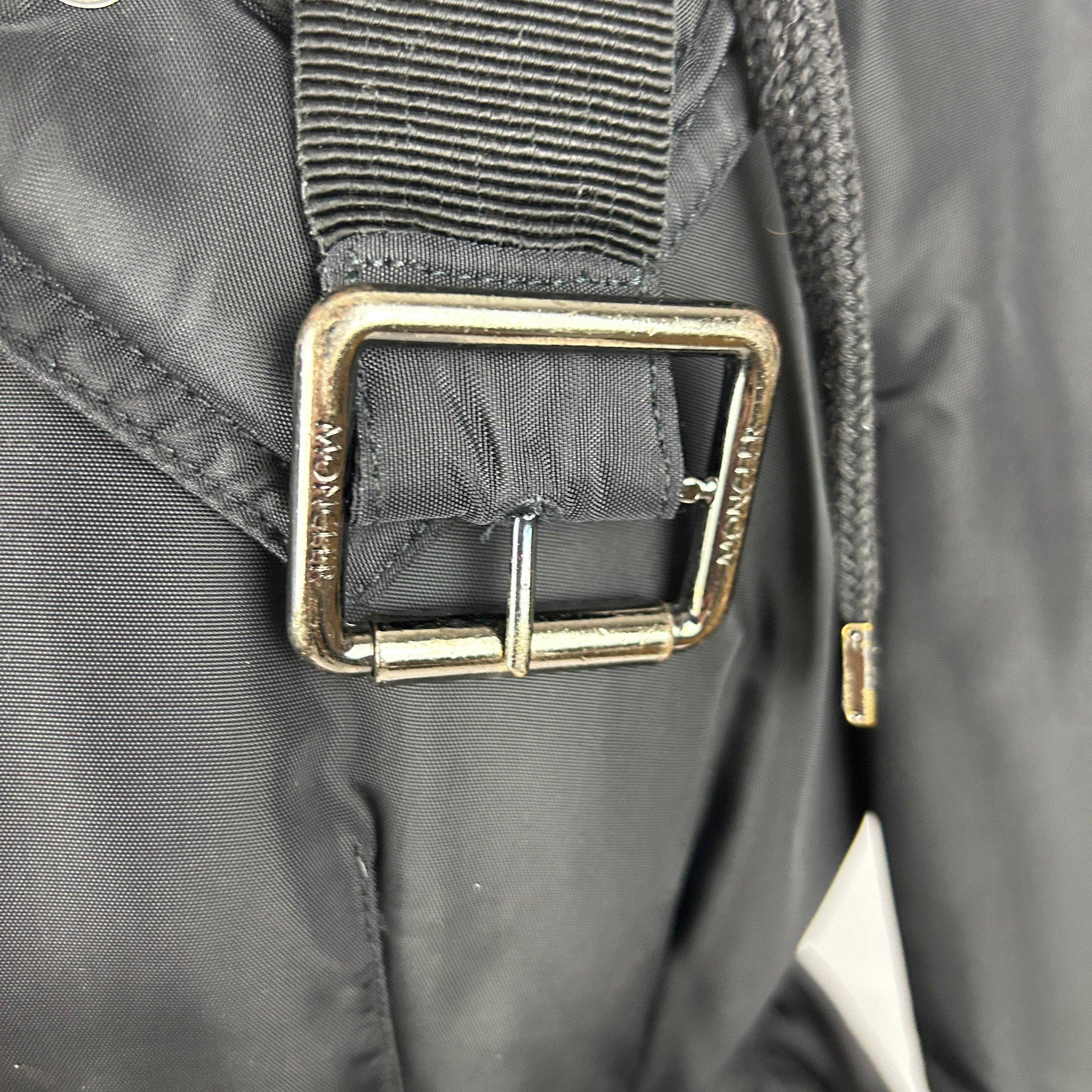 Moncler £1800 Black Phalangere Padded Coat M