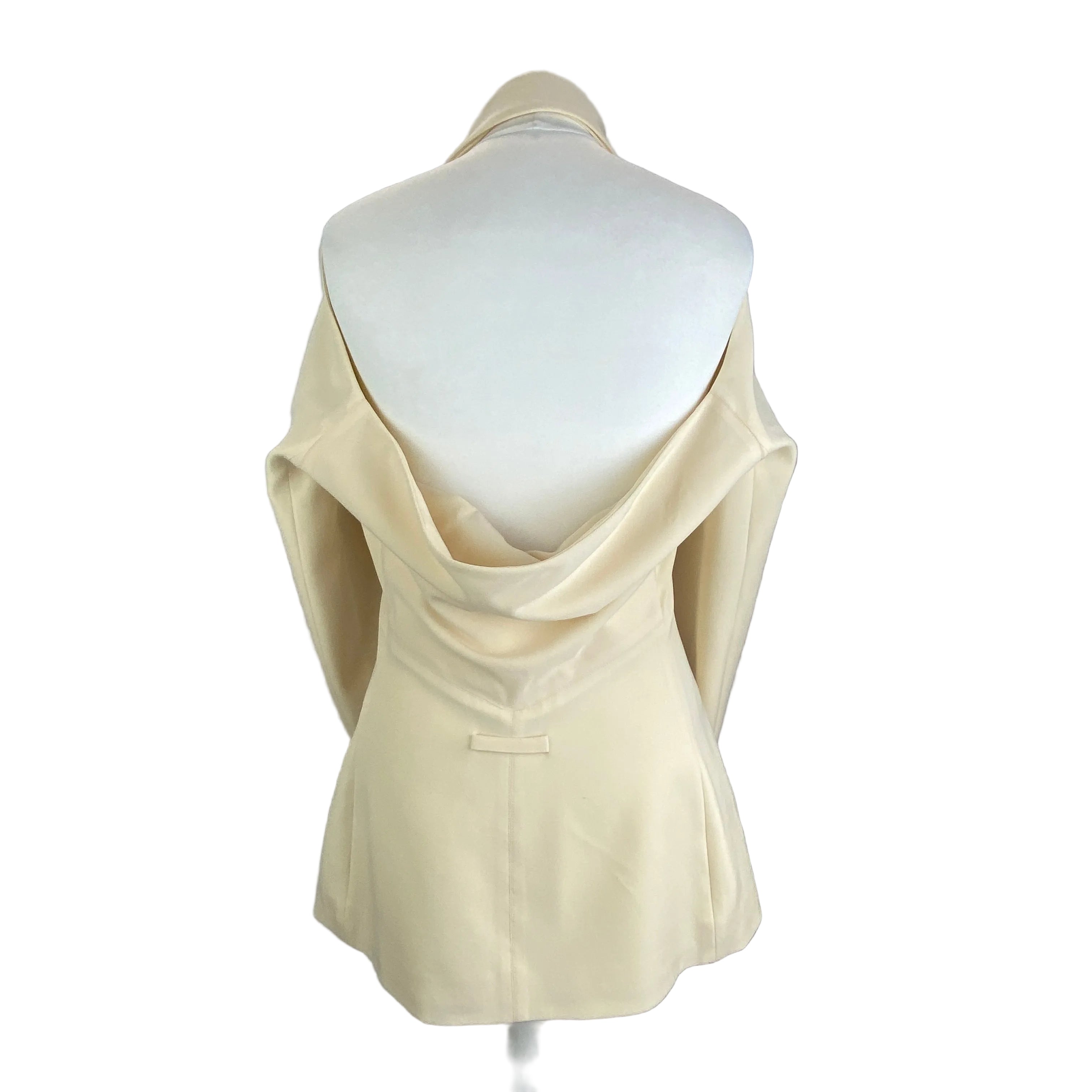 Jean Paul Gaultier x Lotta Volkova £1100 Double-Breasted Cutout Wool Blazer M