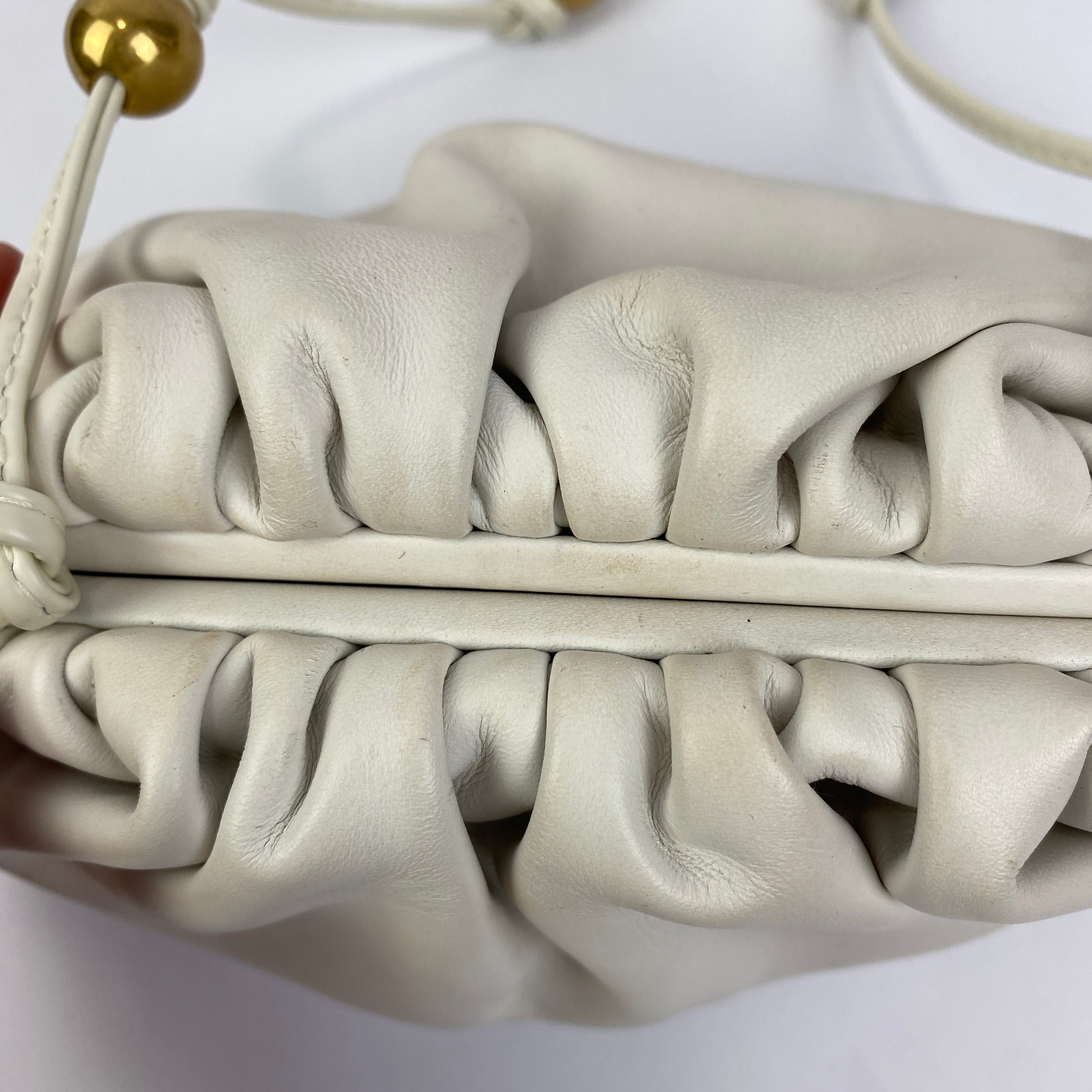 Bottega Veneta The Mini White Cross Body Bag