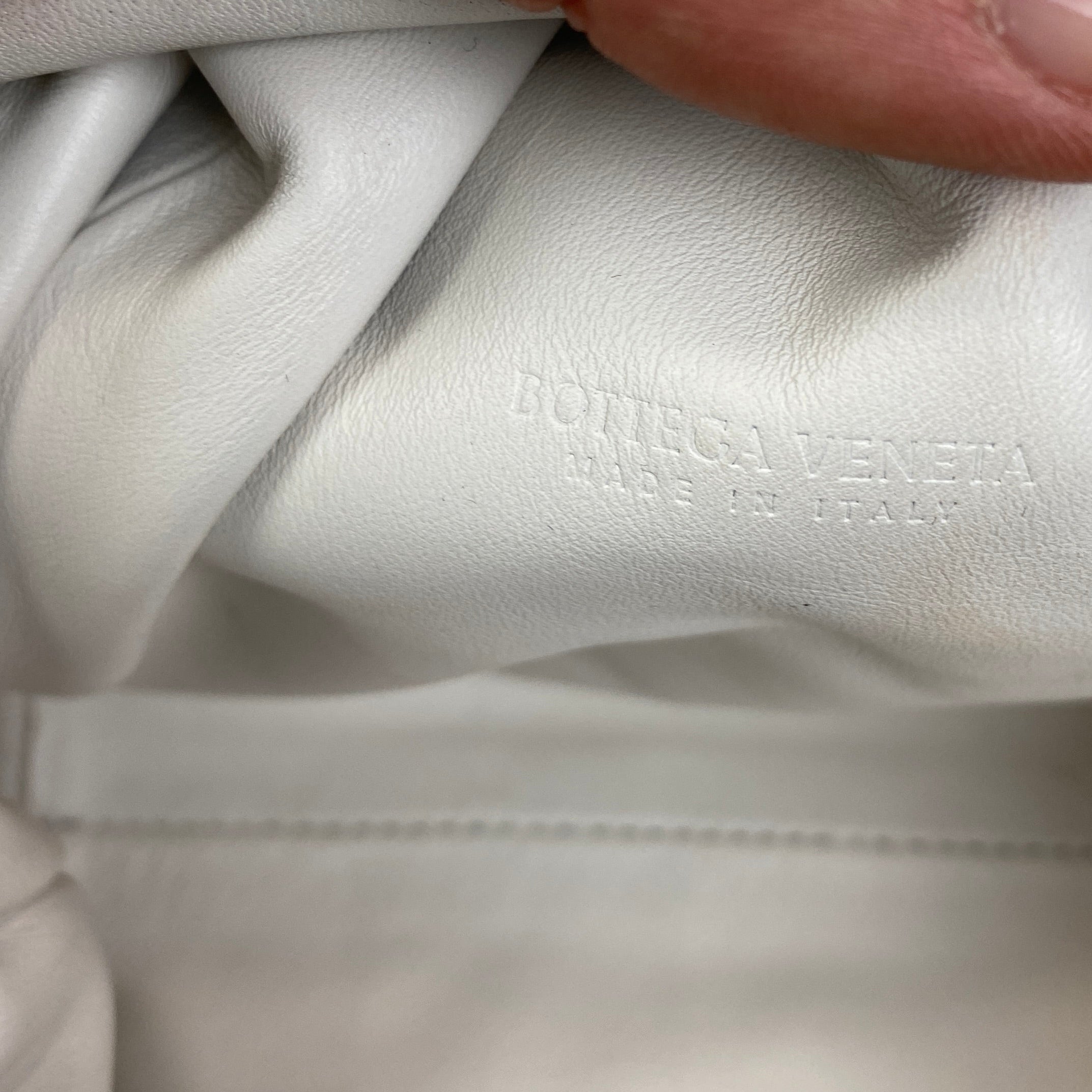 Bottega Veneta The Mini White Cross Body Bag