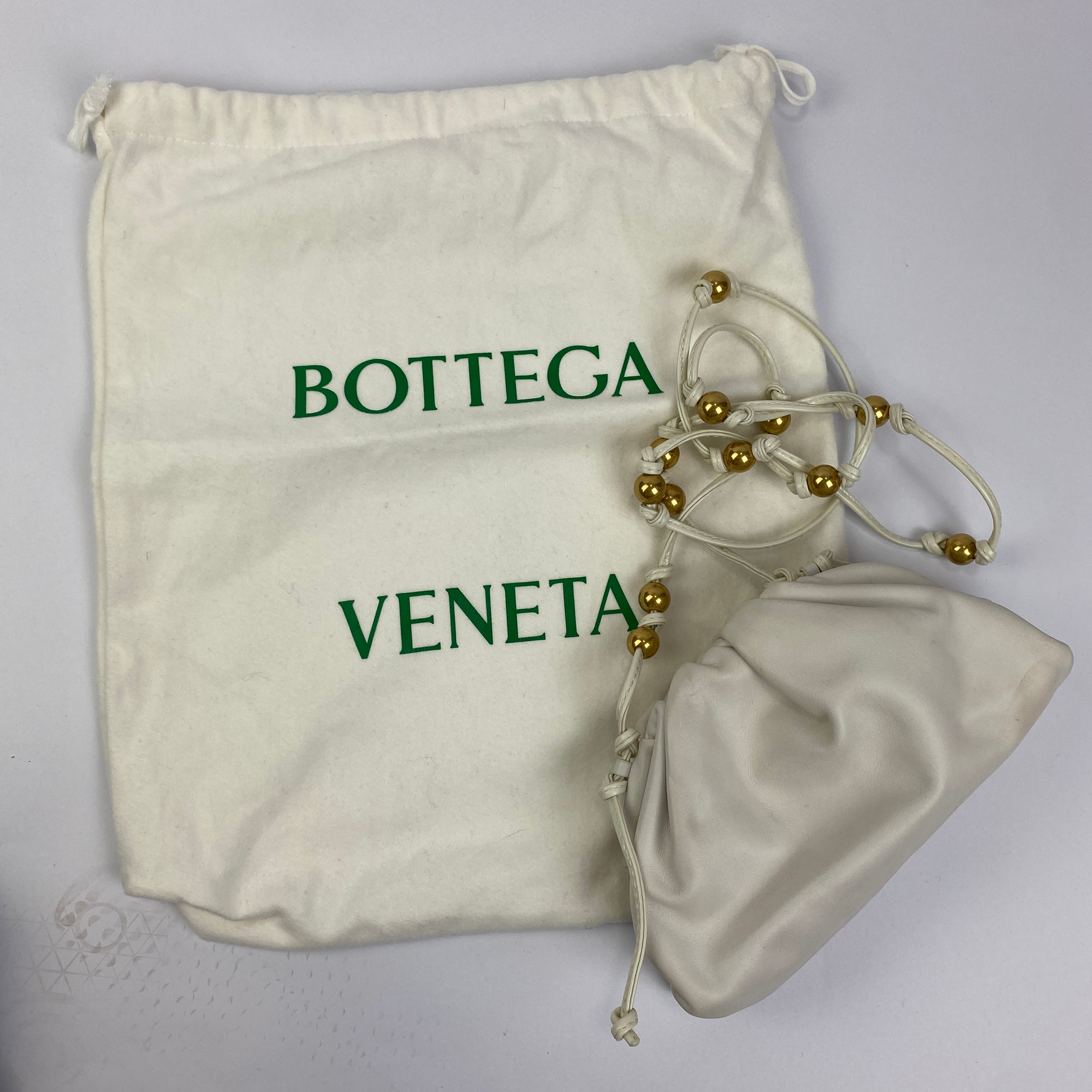 Bottega Veneta The Mini White Cross Body Bag