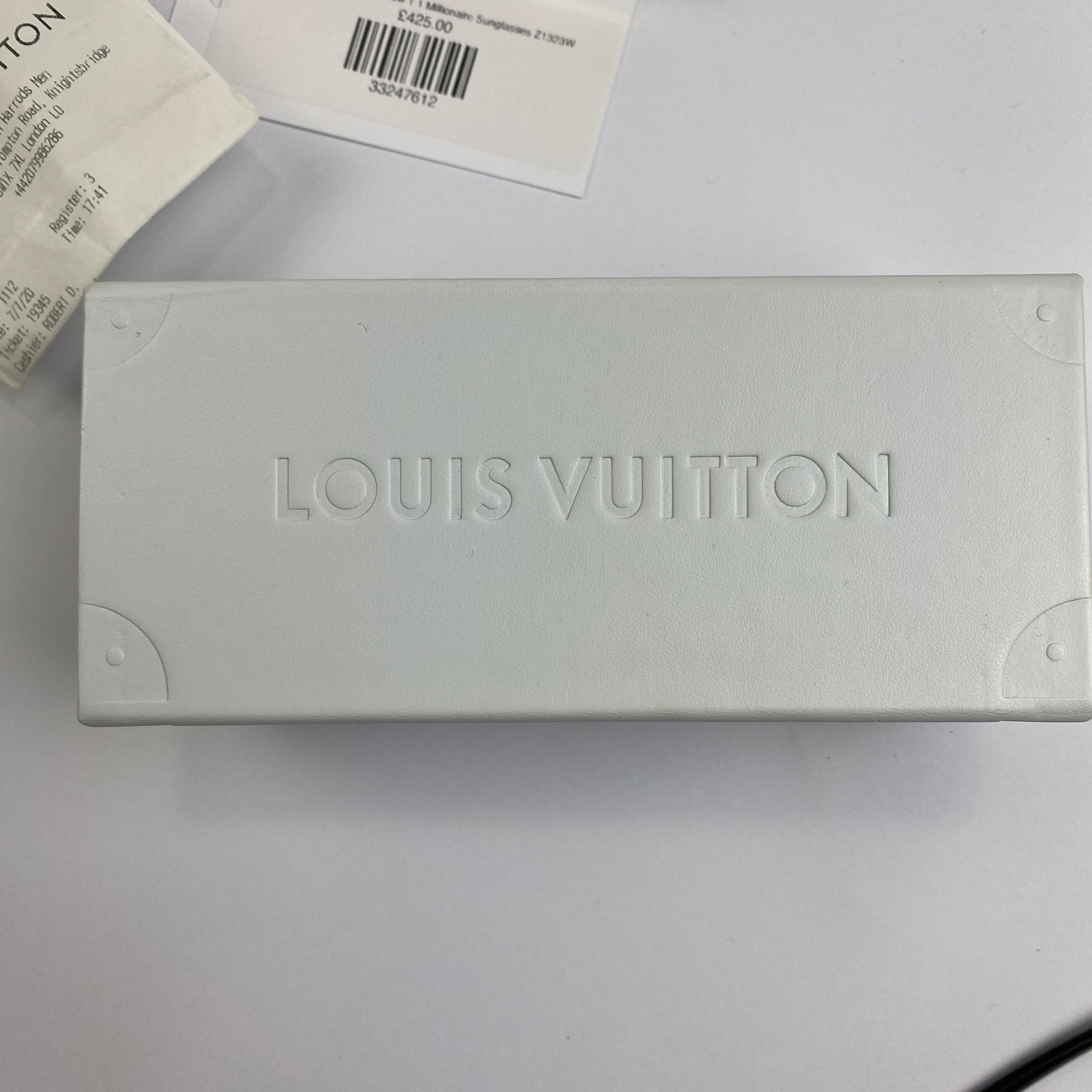 Louis Vuitton £595 Yellow 1.1 Millionaire Sunglasses Z1323W