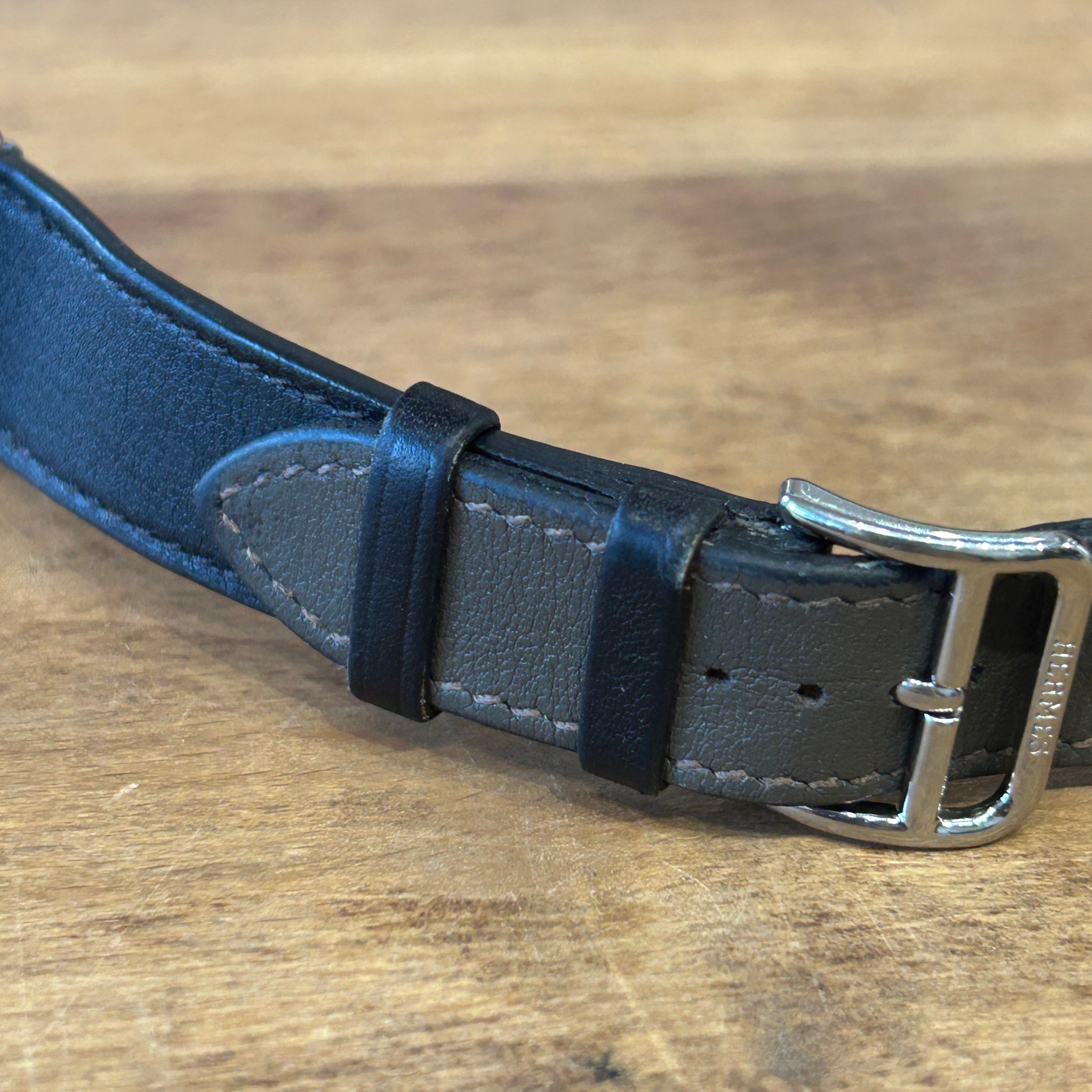 Hermès x Apple Double Tour Tri Colour Leather Watch Strap 42mm