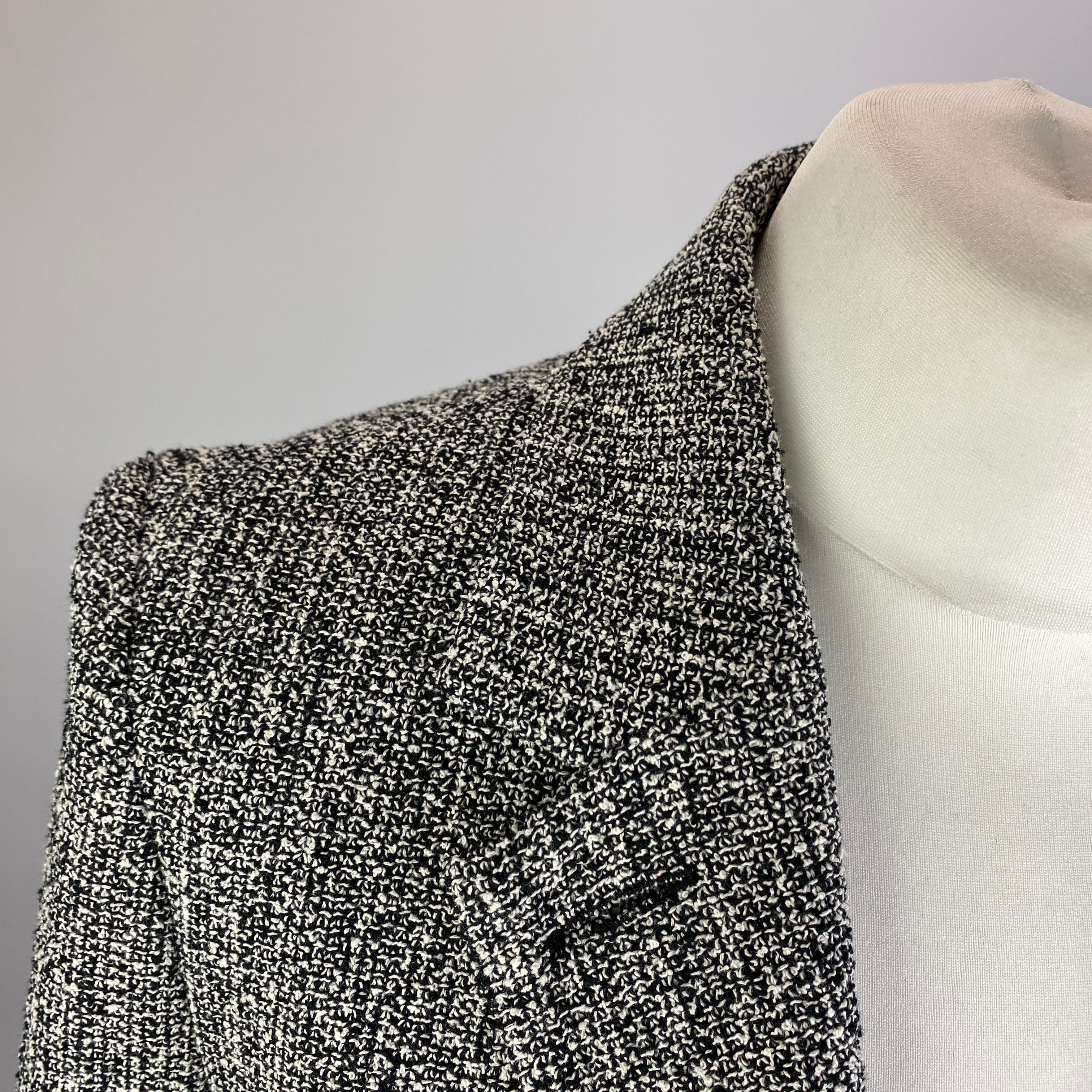 Harris Wharf Monochrome Weave Lightweight Blazer S