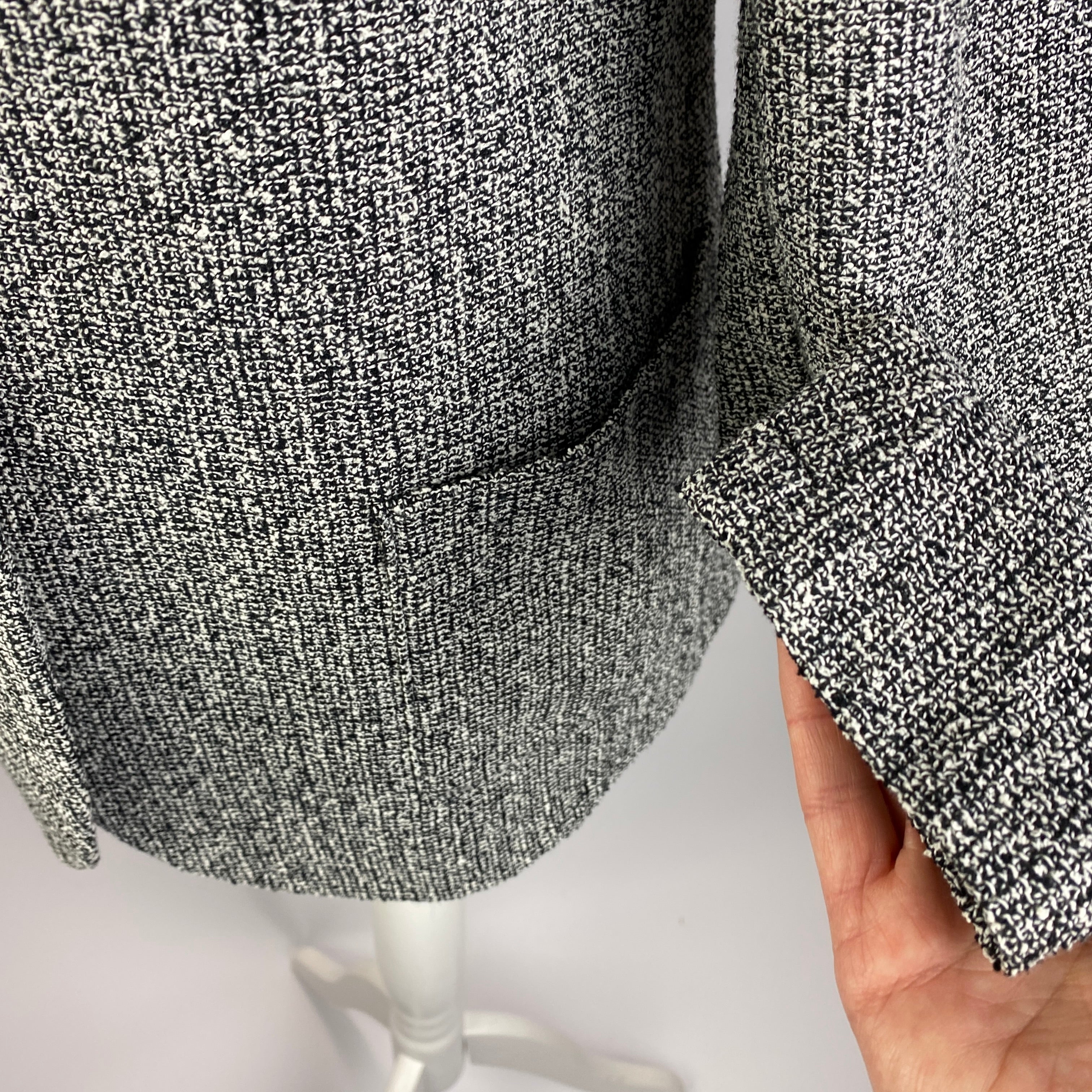Harris Wharf Monochrome Weave Lightweight Blazer S
