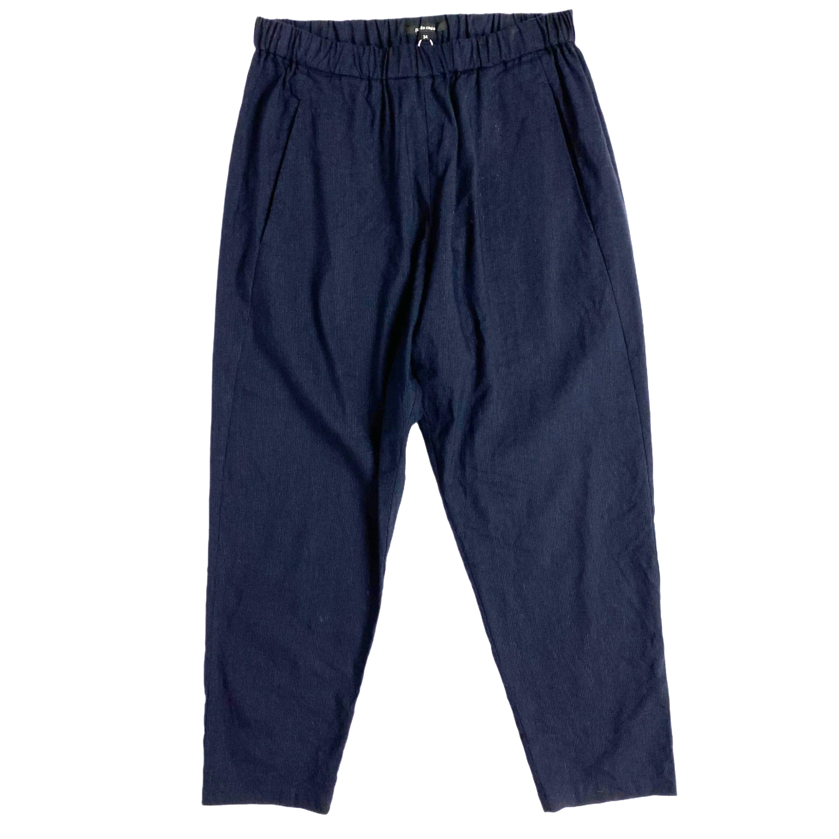 Pas De Calais £310 Black Linen Mix Pants XS