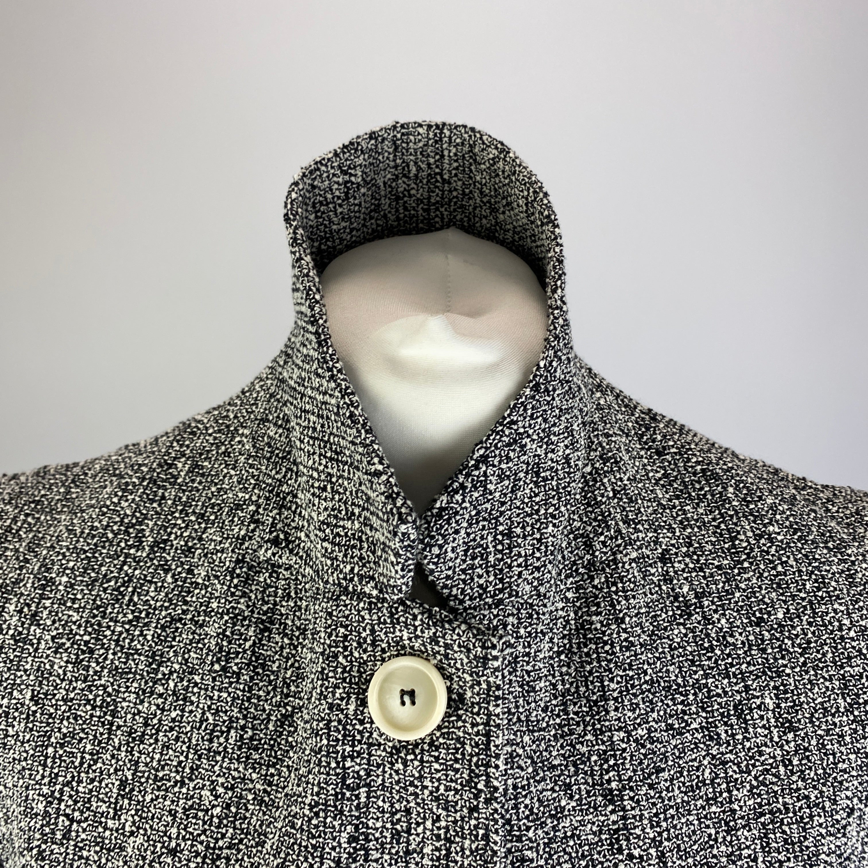 Harris Wharf Monochrome Weave Lightweight Blazer S