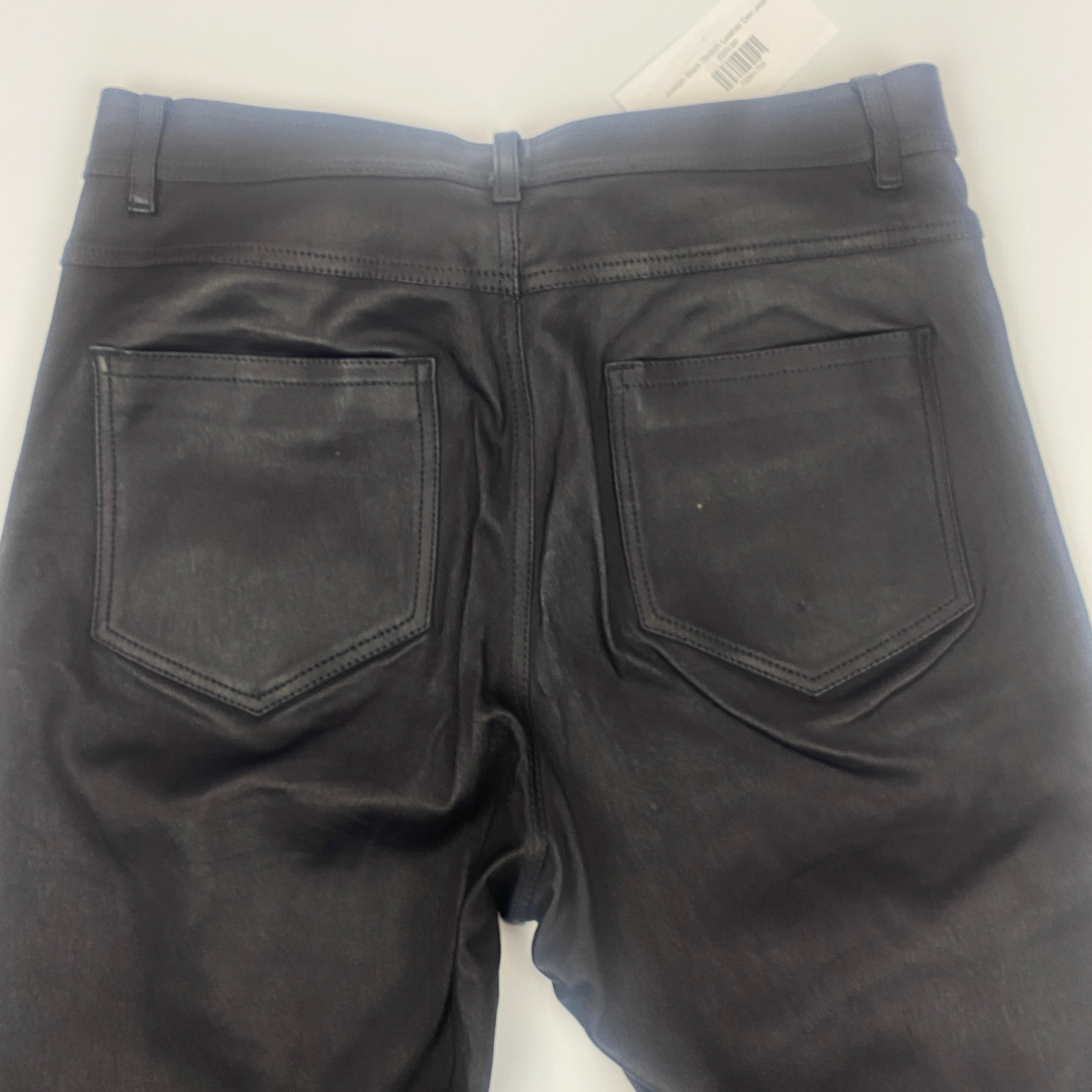Joseph Black Stretch Leather Den Jeans M