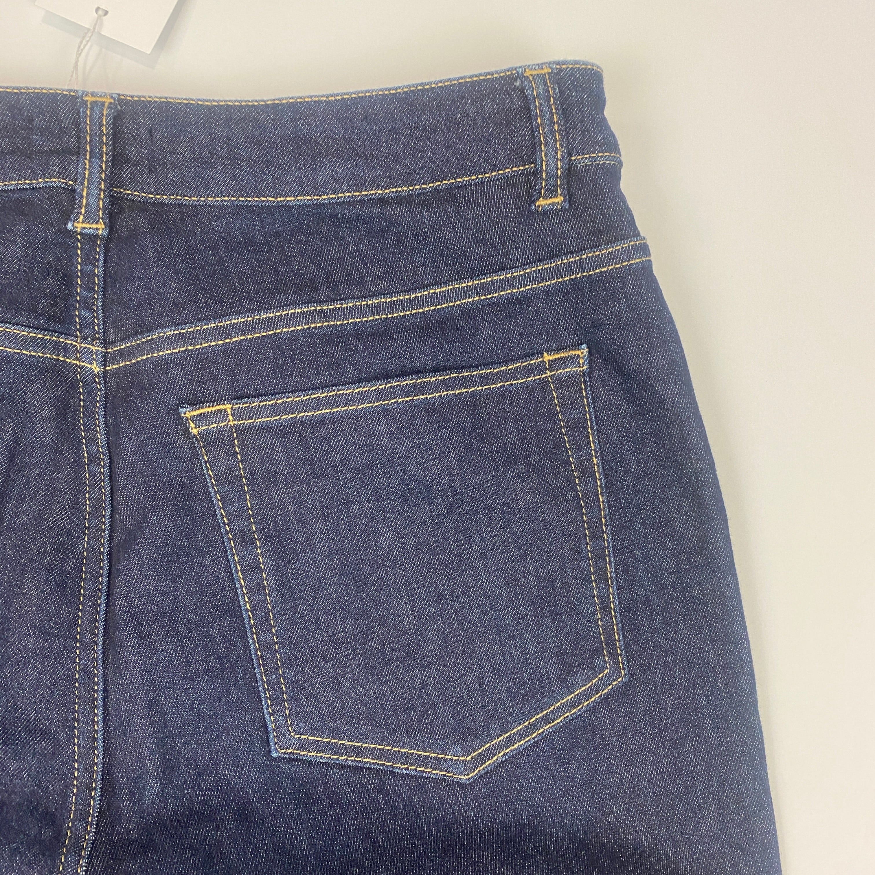 Me&Em Dark Denim Straight Leg Crop Jeans 30